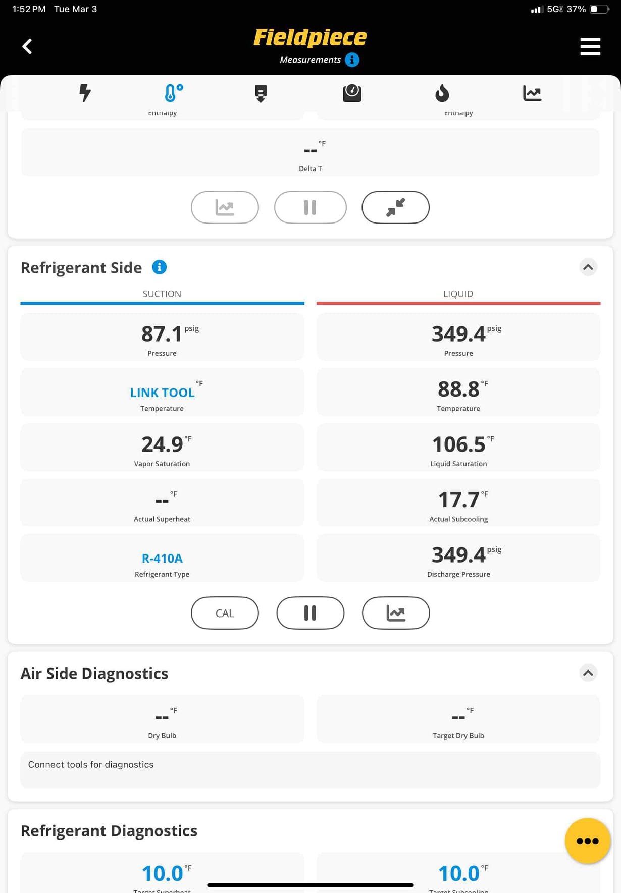 Luis 3-2-26 customer called in because they wanted to make sure no issues with unit. Customer has bosch heat pump with propane back up the heater. They stated that they have used more propane this year. Upon arrival test system operation thermostat is calling for heat pump outside. Unit is running check supply return. Air temperature is 25° split between the supply and the return with 38° outside. Balance point for the heat pump it’s 30 and 35 for back up heat check heat pump  refrigerant levels ok as I was checking system unit went into defrost. Defrost was completed normal. I compare refrigerant levels with gauges and inverter board. Both numbers are close enough within 10 psi difference. Heat pump is working properly I don’t see any issues. This winter is been colder than other years that’s why propane heater is been running more often. 