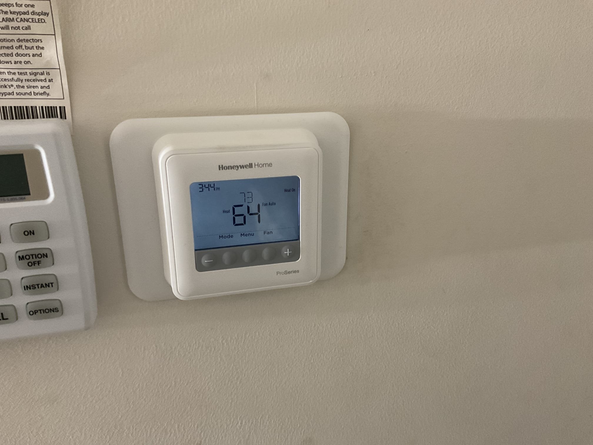 Fully assessed no heating situation. Found 2020 American standard gas furnace not running. Found that there was also no call from the thermostat. Thermostat is original and not installed by dibiase. Homeowner wanted a very basic thermostat. Offered homeowner the Honeywell t-4 thermostat. Customer asked if we had any discounts called our office and offered him a $35.00 service discount. Tested operation of gas furnace after getting it back up and running. Performed combustion test. 