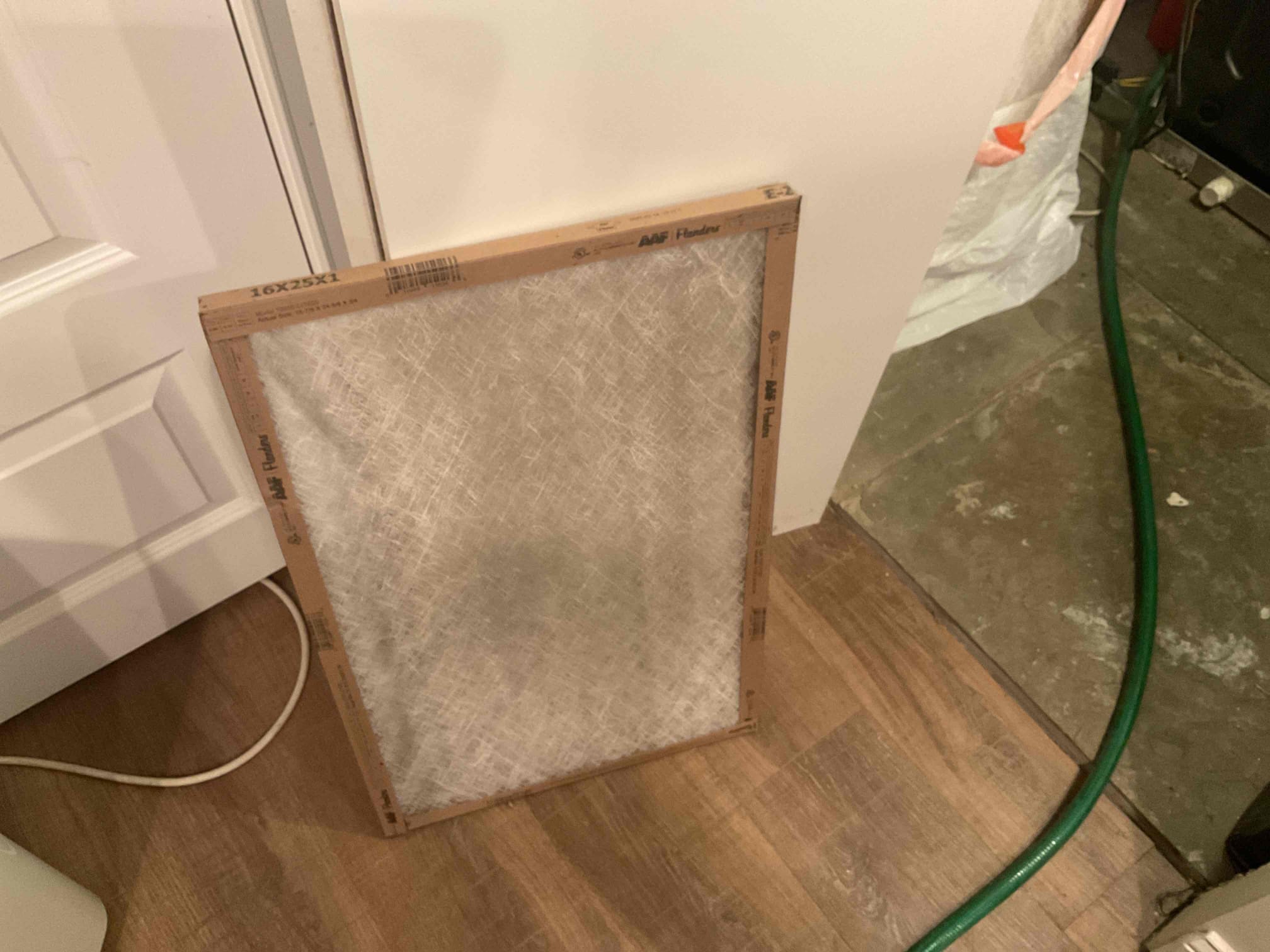 3/4/26. Performed precision heat tune up on 2017 trane propane high efficiency gas furnace. Replaced 16x25x1 air filter. Checked all electrical connections and components. Examined burners. Cleaned flame sensor. Checked gas pressure. Recommended installing a surge protector to help protect blower motor and control board, installed surge protector. Checked temperature rise and performed combustion test. Gas furnace is working properly at time of service 