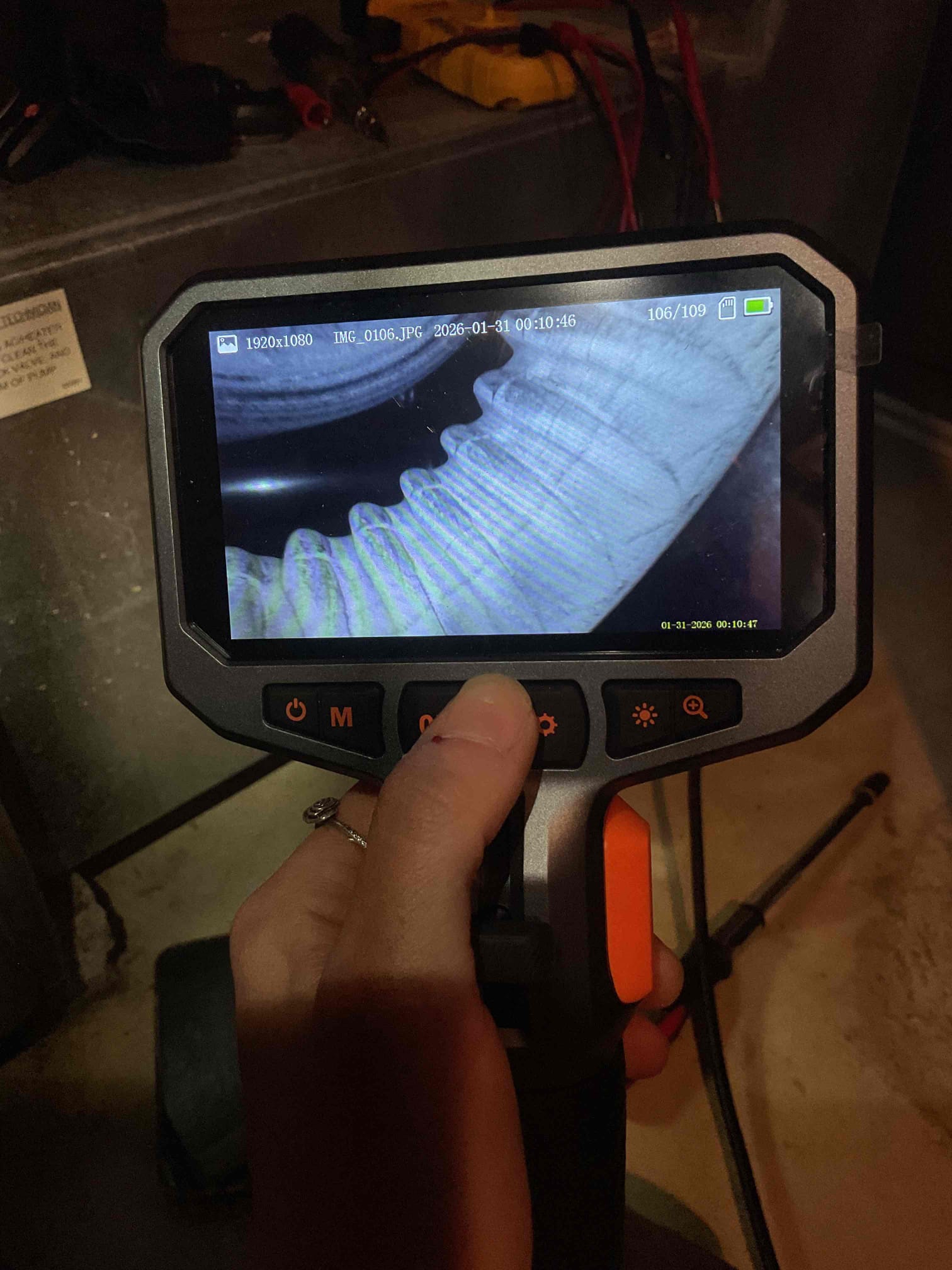 2/26/26 
Heating check up on an 8 year old 80% Luxaire Natural Gas Furnace

Started tuneup and completed tuneup running combustion tests, both tests show good combustion levels. Tested return and supply temperatures and found a temp rise of 56 degrees which is in appropriate data plate range. Tested static and found total static to be 1.03inwc. Checked gas pressure, found single stage valve running at 3.19inwc, I adjusted this to 3.51inwc. 

Checked all electrical connections including total system amps, inducer amps, blower amps, blower capacitor, ignitor and flame sensor, all electrical components functioning properly. 

Filter was replaced today. Pulled and cleaned flame sensor. Visually inspected blower motor and burners, both in good condition. Pulled high limit safety and scoped heat exchanger, did not discover any cracks or rusting. Ensured all pressure switch tubing is clear. 

Homeowner signed and paid in full for an upgraded thermostat today, did not have thermostat on van, w