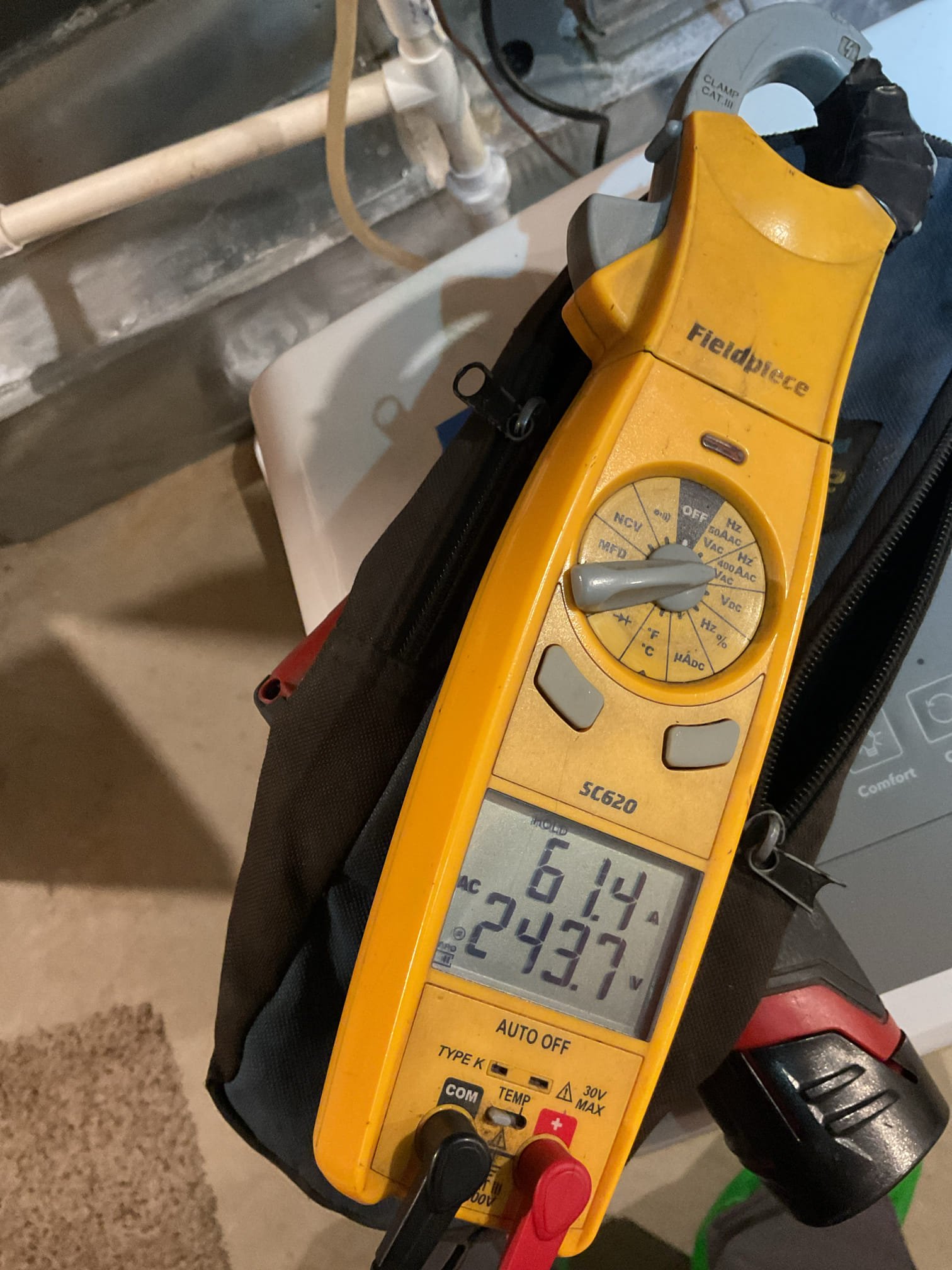 Luis 3-6-26 peco heat pump tune up. Check indoor and outdoor units. Test system operation thermostat and back up heat, Amana heat pump 3.5 ton indoor air handler 4 ton variable speed. Check coils and refrigerant pressures. All electrical ok. Found several issues during inspection, indoor air handler is set up for heat pump 2.5 ton, Thermostat not set up for back up Heat staging. Humidifier is hot wired from transformer, thermostat a set up for humidity control but is not connected to humidifier. I also noticed fan motor showing major error codes b0 blower motor not running, Unit is 6 year old and is out of warranty (not original homeowner). I provided estimate for solutions. One of the options is to get an estimate to replace system and start fresh with warranty. Unit is been running under these conditions since installation date putting a lot wear on other major components, compressor and coils. Office to follow up with customer. 