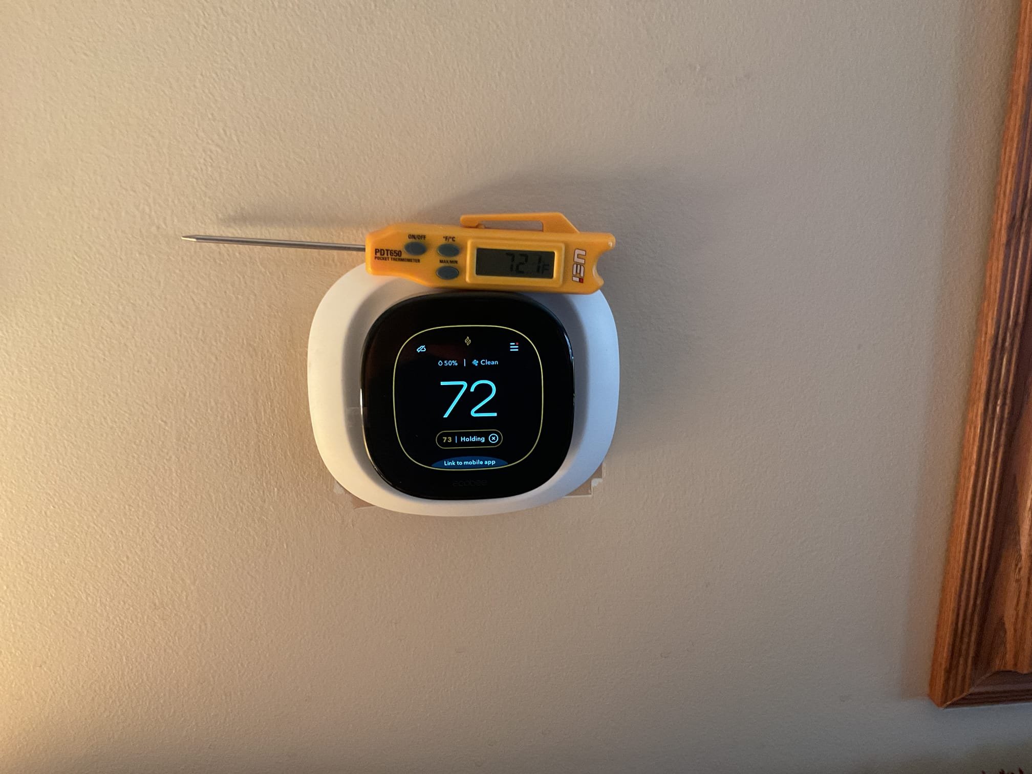 Found line set not getting hot when I arrived. Went out to check 454B refrigerant pressures and found head side was 206 true suction pressure was zero. Found discharge service line king valve was shut and suction valve was open correctly. Opened up high side valve and checked refrigerant pressures. Compressor seems to be OK. Checked all electro connections and components. Check thermostat settings. Checked wiring. Make sure all penetrations are sealed. 3/8 vinyl does go outside but humidifier homeowner does not use.