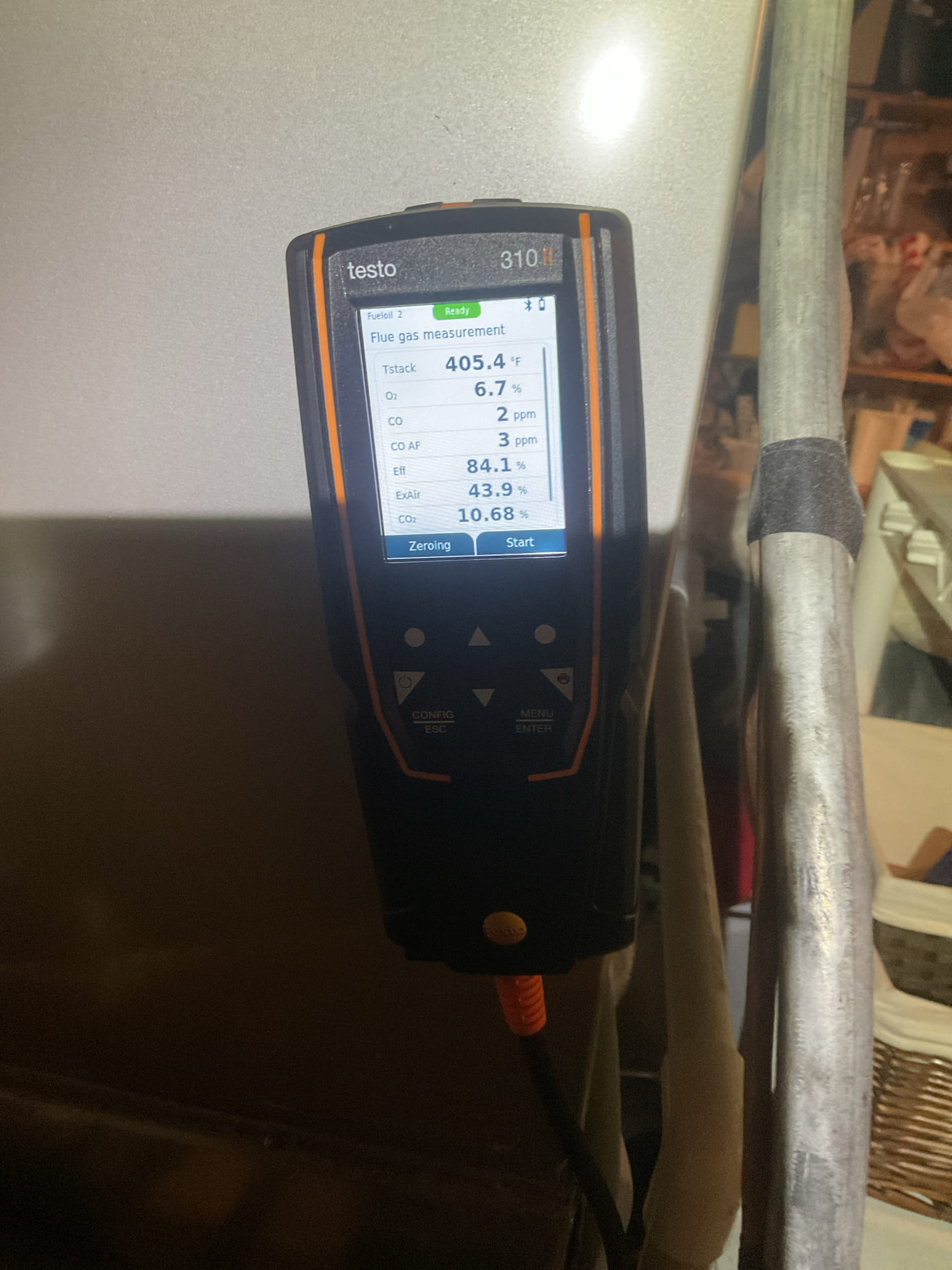 3/11/26 Dan 

I arrived to the customers home to service their 8 yr old oil furnace system. 
I started with checking the air filter and replaced  , the filter size is a 413 supplied by the customer . I checked all my electrical connections and voltages. I checked and replaced my strainer and nozzle , and the oil filter.  I inspected and set my electrodes for proper gapping for optimal performance.  I inspected the flue pipe  for corrosion and pitting. Inspected my heat exchanger and the chimney for clearance. I bled the oil burner and tested system for smoke and combustion. I took temp rise splits at the return and the supply. Everything is running fine at this time of service. 

I collected for the oil and a/c contract renewal for his main house for $399.00 and replaced his Garber oil filter, which is $38.25. The customer is going to pay for his mini  split in the spring for a/c only . The customer was also curious on a cost for a new oil tank. He’s not looking to do it now . I gave h
