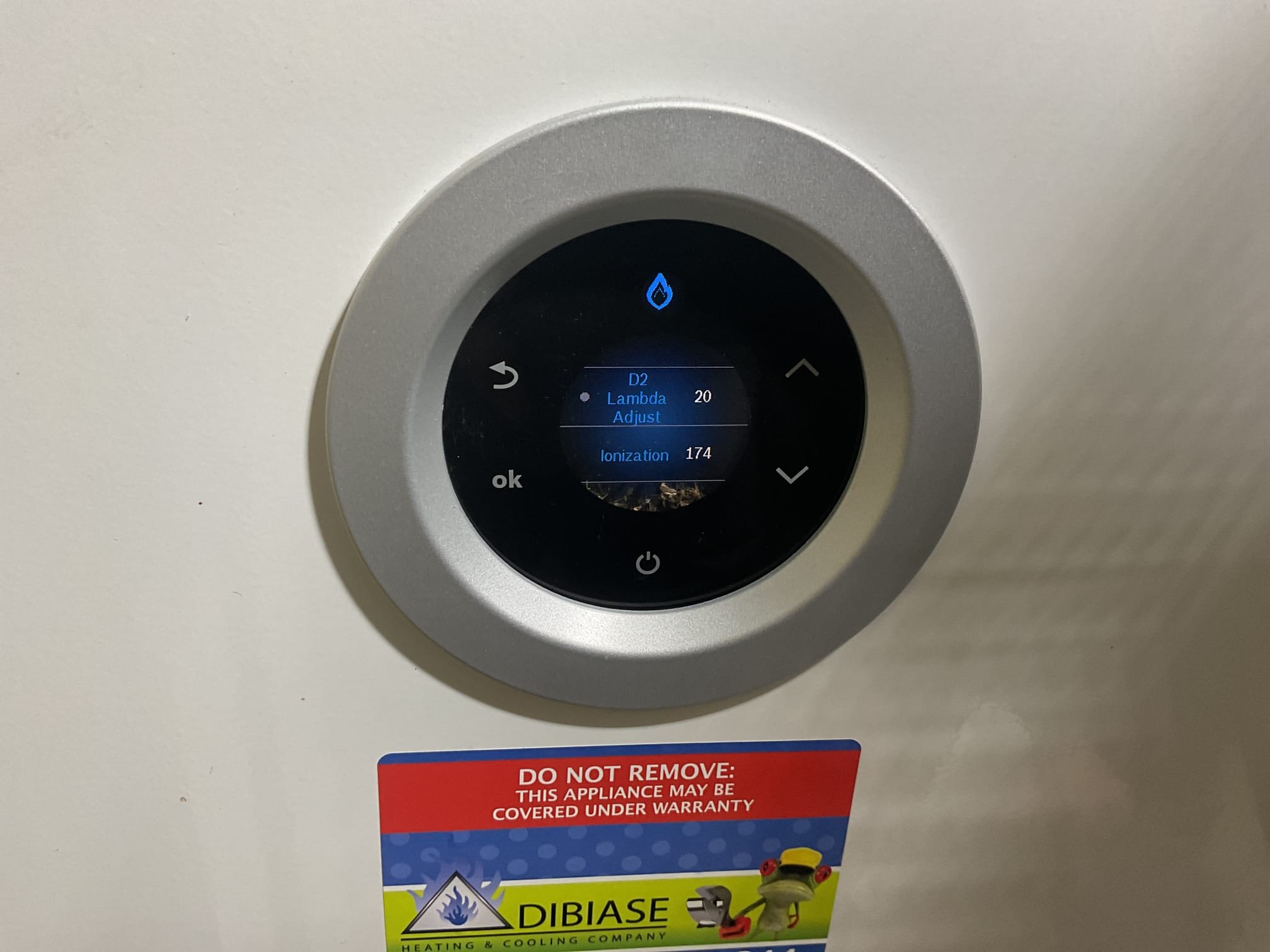 Returned to manually adjust gas/air ratio on 5 yr old Bosch tankless water heater.  Followed parameters according to installation manual.  System operating properly at this time.  Logged a call with Bosch tech support to determine next steps if system continues to have issues.   