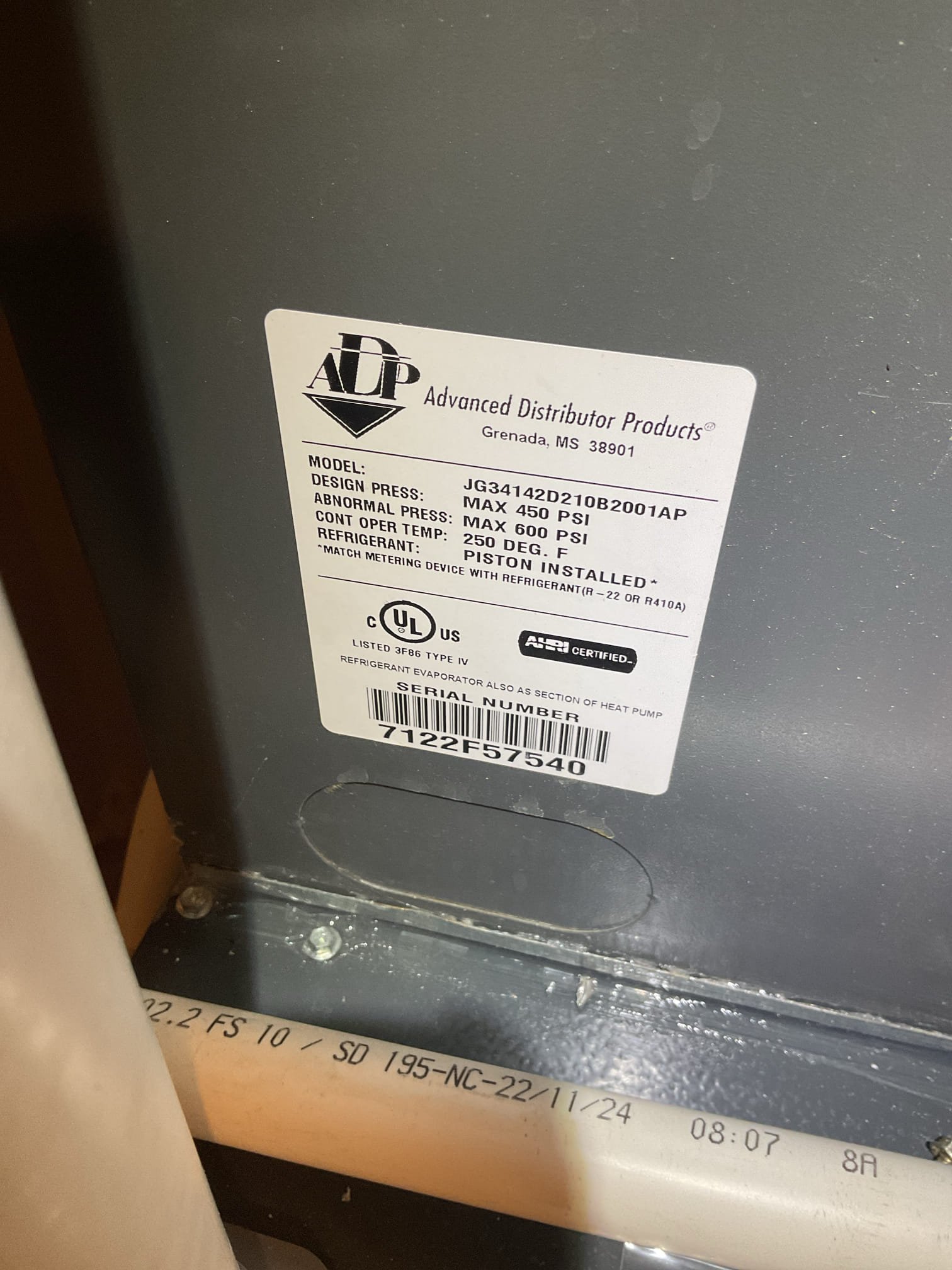 Luis 3-12-26 performed AC inspection on Goodman 3.5 ton System. Checked air filter and found good . Checked the wiring connections and the voltages on high volt and low volt. Inspected the indoor coil and flushed drain line. Inspect blower  volt and amps, wheel is dirty from construction Went to the outdoor unit and  Checked and tested the pressures by using superheat and sub cooling methods.  Found liquid valve leaking refrigerant I fix issue not sure how much refrigerant was lost, Checked  the amps for the compressor and the fan motor and checked the indoor cooling temps at the supply and return. During today’s visit I noticed some items that will need attention, capacitor for outdoor unit is reading below minimum rating, unit will need v  refrigerant (core was leaking). Indoor coil is starting ti show corrosion, no drain protection in ac drain line. Customer has whole house generator, and ac unit does not have potential relay and start capacitor. I provided estimate for recommendati