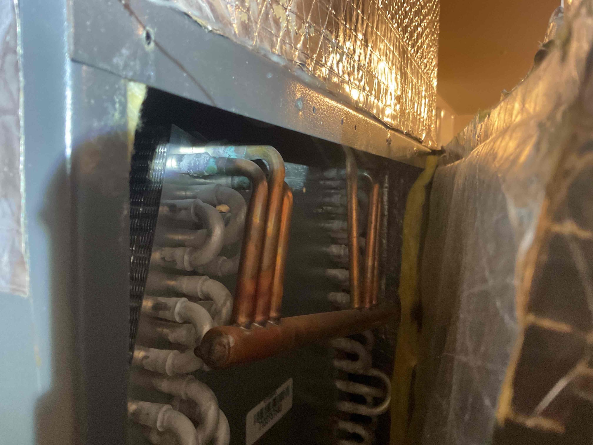 Luis 3-12-26 performed AC inspection on Goodman 3.5 ton System. Checked air filter and found good . Checked the wiring connections and the voltages on high volt and low volt. Inspected the indoor coil and flushed drain line. Inspect blower  volt and amps, wheel is dirty from construction Went to the outdoor unit and  Checked and tested the pressures by using superheat and sub cooling methods.  Found liquid valve leaking refrigerant I fix issue not sure how much refrigerant was lost, Checked  the amps for the compressor and the fan motor and checked the indoor cooling temps at the supply and return. During today’s visit I noticed some items that will need attention, capacitor for outdoor unit is reading below minimum rating, unit will need v  refrigerant (core was leaking). Indoor coil is starting ti show corrosion, no drain protection in ac drain line. Customer has whole house generator, and ac unit does not have potential relay and start capacitor. I provided estimate for recommendati