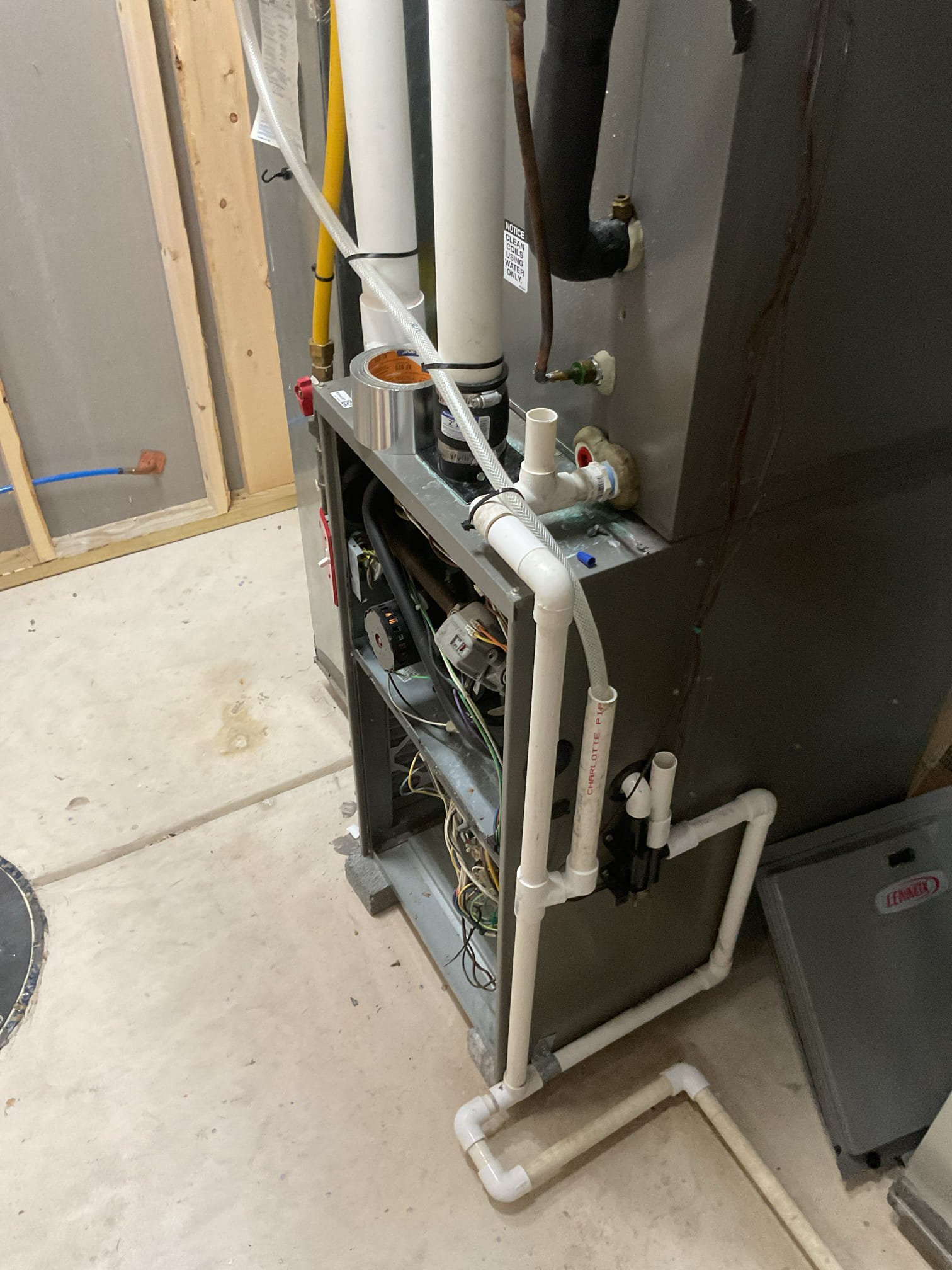 ***Pricing given is for standard humidifier installation.  Pricing may vary depending upon layout of home.  Humidifier requires proper mounting space, water supply and interior drain to function properly.  Tech to assess feasibility of installation.  Other charges may apply.***

3-12-26 Luis; installed new humidifier 600M, removed old humidifier and adapted new one in place, test operation after installation ok check water connections and drain ok. Set humidifier to winter 35%. Humidifier for second floor is working properly. 