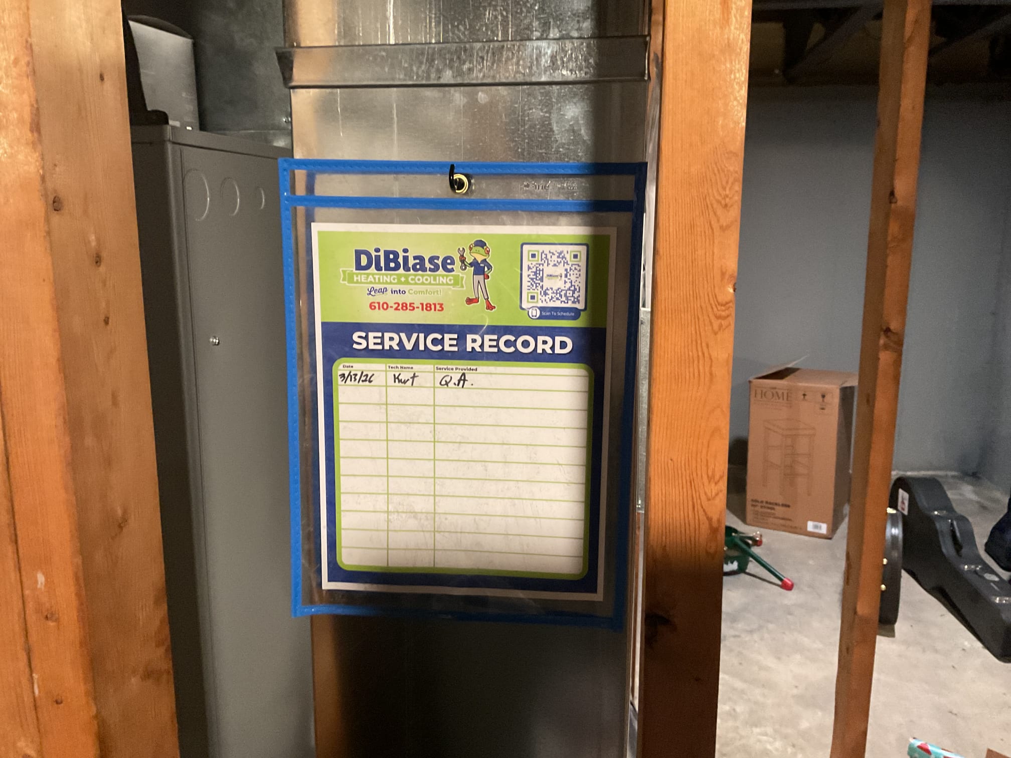 Performed quality assurance on recently installed Bosch heat pump system. Checked all electrical connections and components. Checked DIP switch settings. Made sure all penetrations were sealed. Checked operation of Bosch heat pump and heating mode. Heat pump is working correctly at time of quality assurance.