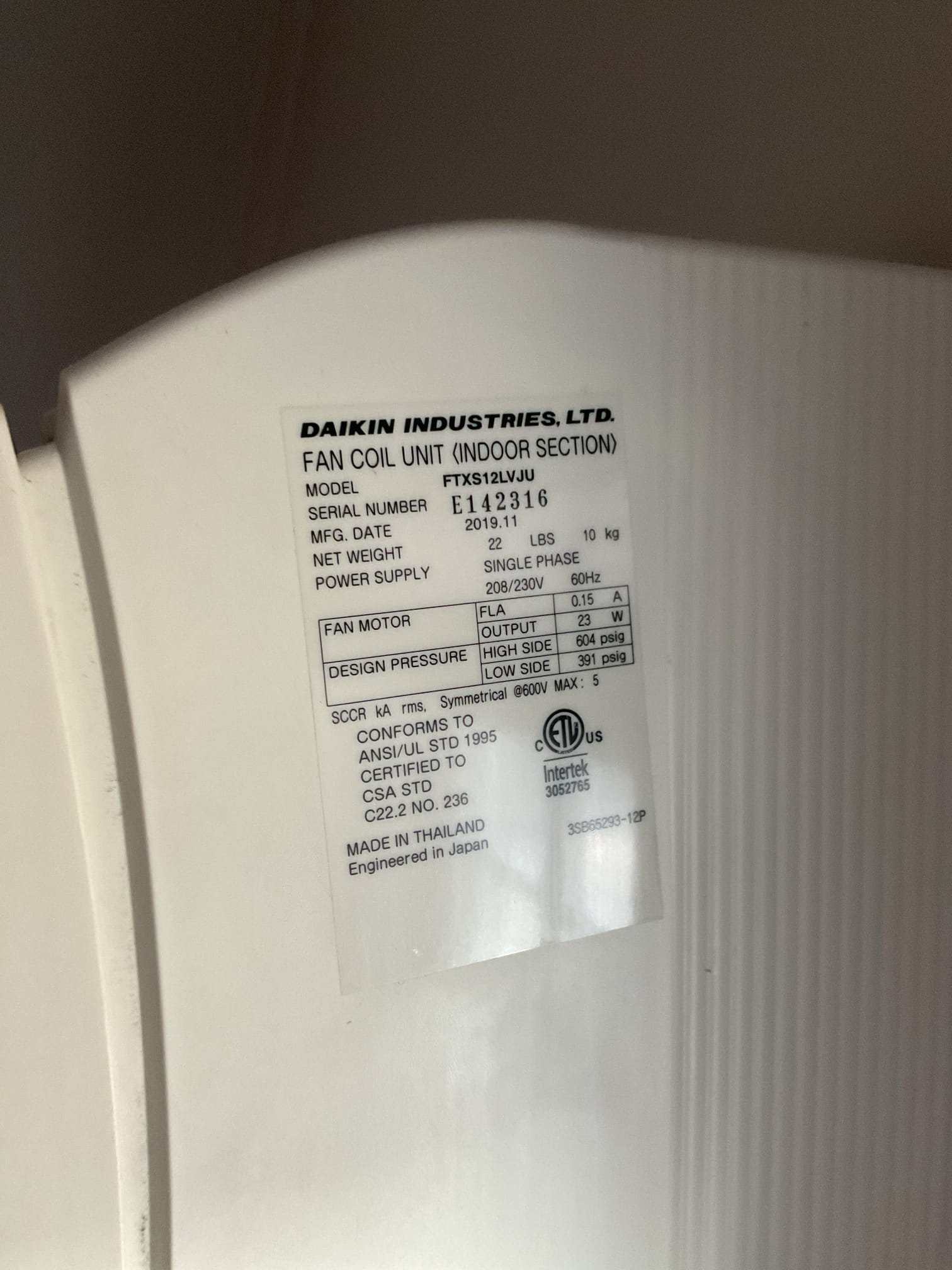 Luis and Mike 3-13-26 replacement of indoor coil for upstairs indoor head, pressure test system 400 psig and held pressure for over 30 minutes. Triple evacuation and add factory charge 6 lbs 5 ounces. Test system operation ok. 