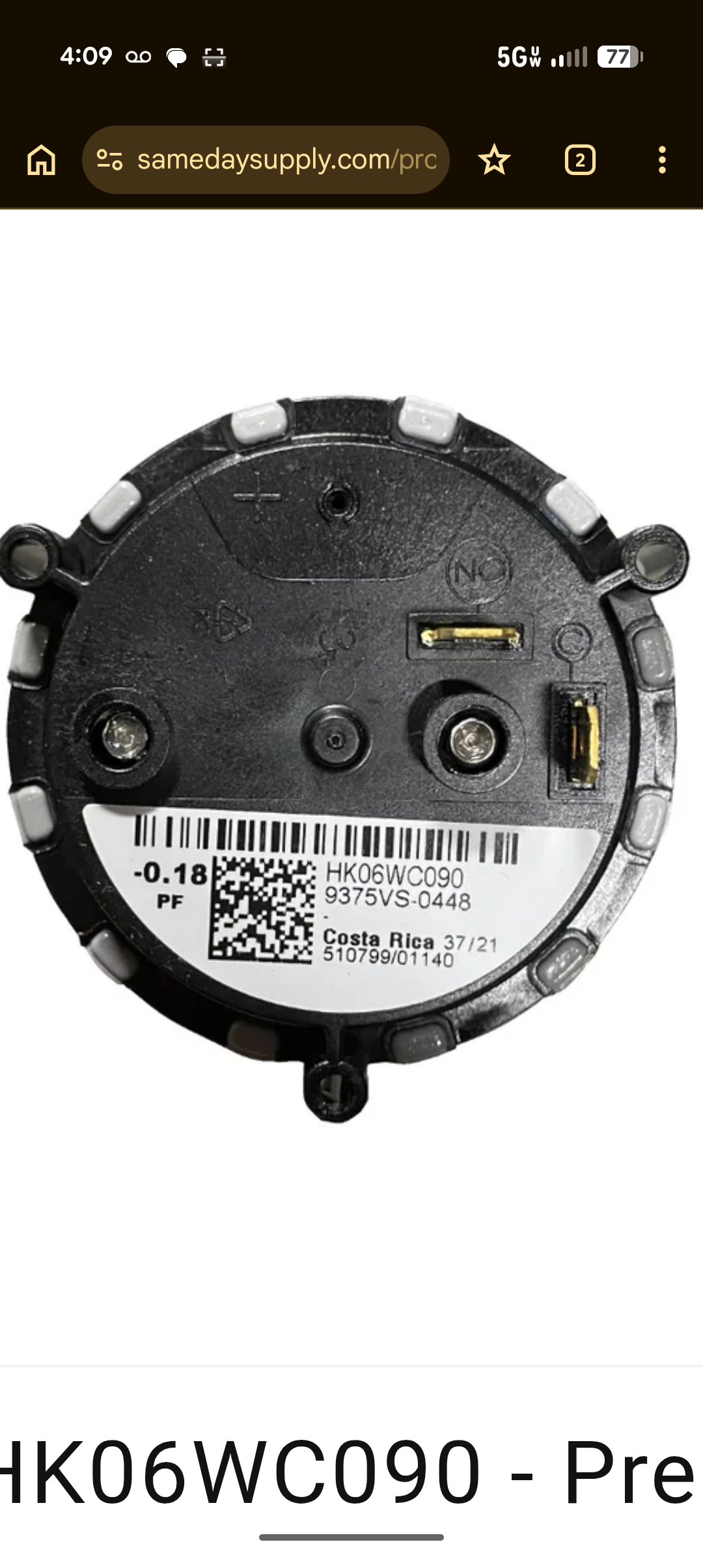 No heat carrier has furnace from 1998. Approximately 28 years old.

The inducer motor pressure switch electric contacts were stuck closed when I arrived. Trial for ignition therefore was stopped

I cleared the tubing and port.
The draft rating in inches water column for this switch is not actually listed on the switch itself. Cross referenced. Determine switch is rated for .16.
Offered to install universal pressure switch. Homeowner agreed.
Installed with correct spring and new wiring connectors and tested. System pulling adequate draft .64”
On 2 occasions  occasion the system cut out exactly when blower motor is designed to be energized which is control board malfunction. Provided email estimate for control board. 
Flame sensor is also green in color despite being cleaned by homeowner and myself. I cleaned a final time with fine steel wool and afterwards there were no incidences of flame sensor error. Cleaned gas orifices. C
Used an inspection camera to assess integrity of heat exchan