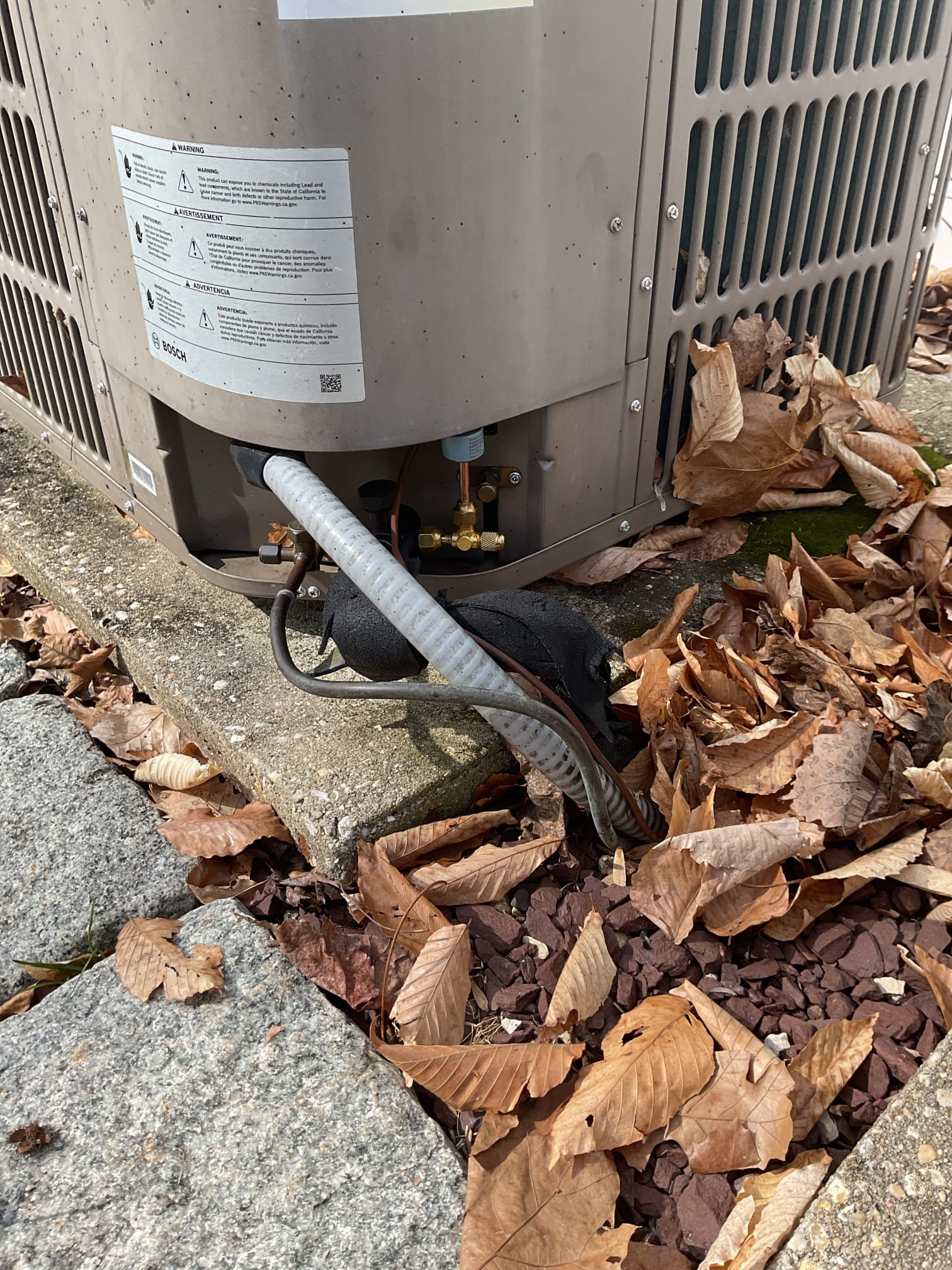 3/18/26 Dan 

Arrived to the customers home to replace his pressure transducer on the first floor outdoor Bosch heat pump. I mounted and installed the exterior transducer on the suction line . I checked  for leaks and wired back into the system to the board. I turned the system back on and tested for refrigerant and system operation. The system is back up and running and is currently operational . Collected the balance for $471.75 paid by cc. 