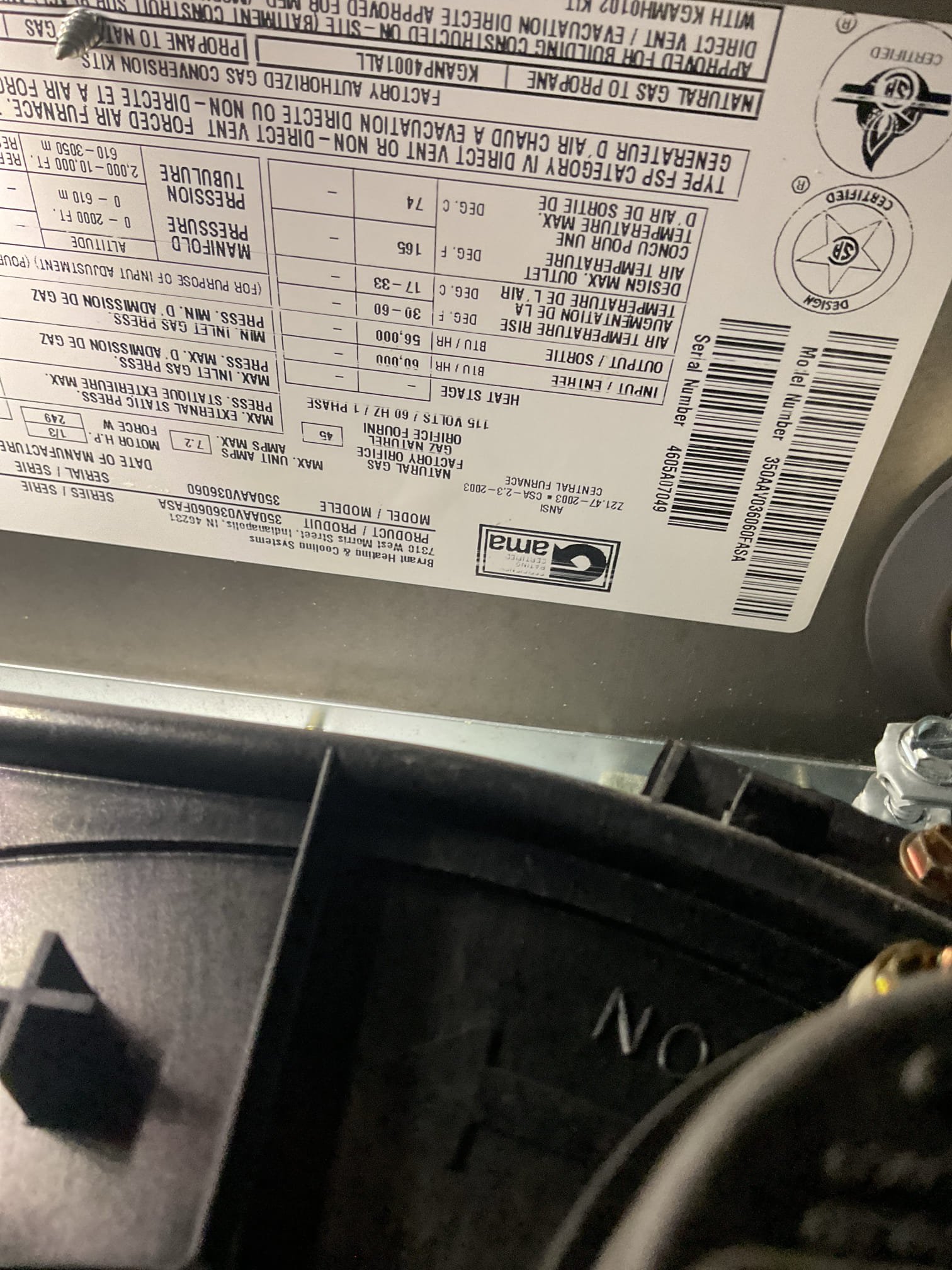 3/18/26- Upon arrival, performed routine maintenance on 2005 Bryant and 2024 Goodman gas furnace system. Checked both filters, replaced attic filter provided by customer. Checked all electrical connections and components. Cleaned flame sensors, checked drain line connections. Temperature rise within specs on both systems, combustion analysis was satisfactory on both systems with CO 4ppm on attic unit, CO 22ppm on basement unit. Found water leak at secondary heat exchanger in attic unit, made landlord aware of the situation, recommended replacing. Landlord wants office to call for an estimate. Found no other issues at this time of maintenance, both heating systems were working upon departure. 