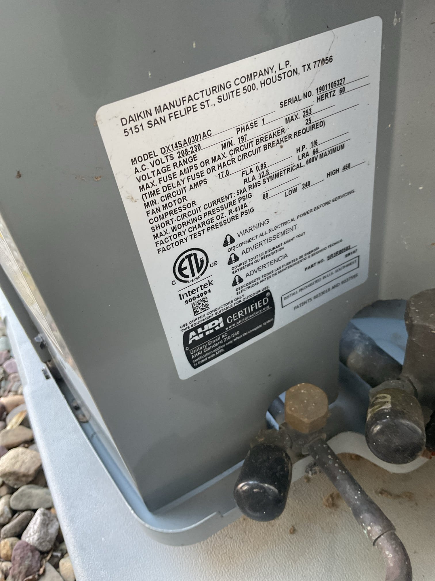 3/26/26. Performed precision a/c tune up on (2) 2019 Daikin a/c’s. 1st floor media filter is ok, homeowner provided 20x20x1 air filter for 2nd floor. Checked all electrical connections and components. Tested condensation pumps and flushed with water. Homeowner mentioned to me that the gas furnace for the 1st floor was not working properly. Found modulating propane gas furnace locked out on a code 88. Communication error from the circuit board. Reset and furnace did operate but found that the gas valve was not making a clicking noise when it first gets power. Called tech support. Found main control board is not working properly. Board is under parts warranty for 12 years. Ordered new circuit board. Also burners are rusting away. Provided option to replace with (5) stainless steel burners, customer agreed. Also checked refrigerant pressures and temperatures. Both a/c s are working at time of service.  When we return will need to install x-13 surge protector, board , and 5 stainless steel