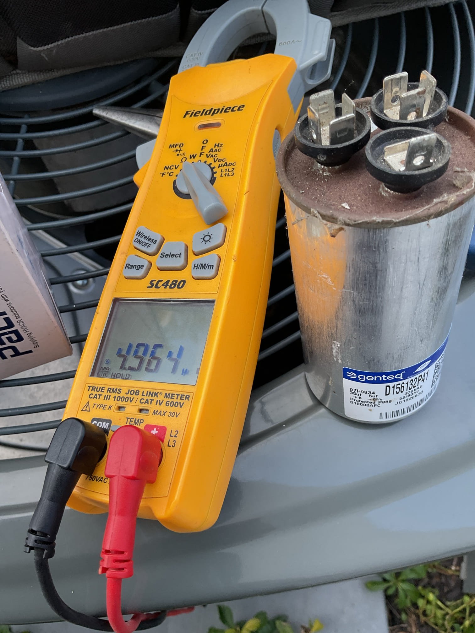 3/30/26 Dan 

Replacement of capacitor and contactor for addition unit . Collected full balance for completion . Paid by cc. For $ 743.13 
