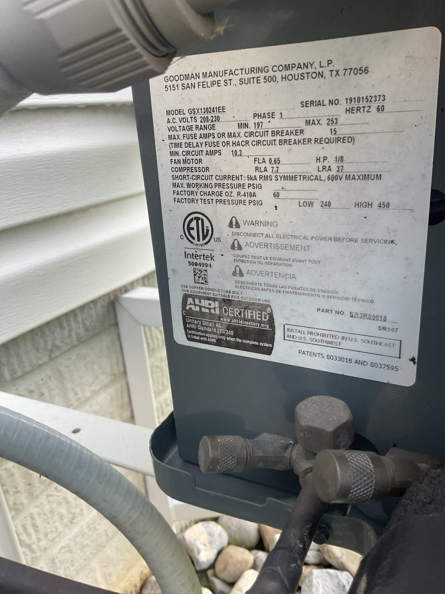 Luis 3-31-26 performed ac tune up on 2 ton Goodman ac unit from 2019. Check system operation, test indoor and outdoor units, all electrical low and high ok. Customer just change filter, test drain and pump ok check airflow supply and return air ok. Check outdoor unit refrigerant levels ok capacitor and contactor, found capacitor reading below standards, drain trap was partly clogged, I talked to customer about todays visit, and provided estimate for recommendations customer approved repairs. Add drain protection on ac coil
Installation of uv light for hvac unit 
Replacement of capacitor for outdoor compressor 45/5 cap.  Test system operation after repairs ok. 