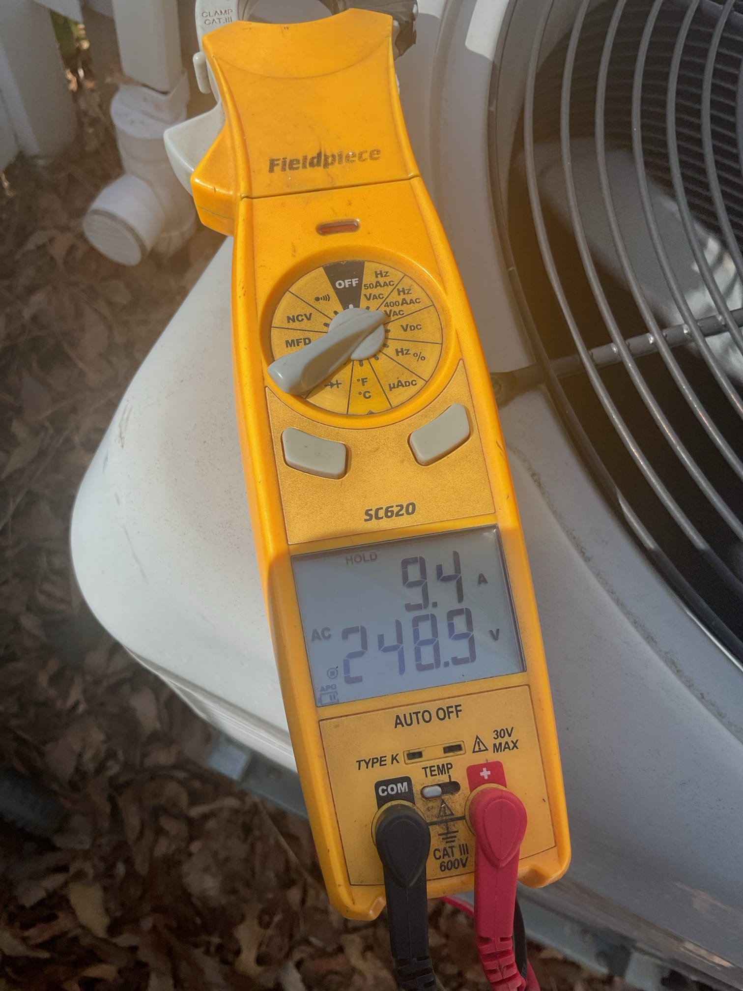 Luis 5-1-26 warm AC tuneup on a Lux air 3 ton air-conditioning system check indoor unit coils, air delivery system drain system check supply and return air temperatures. Indoor coil is starting to show rust and oil leak signs. Drain pan had lot of debris, I would recommend adding drain protection to system, I also would encourage looking into air purification system. Check outdoor unit refrigerant levels, capacitor and contactor ok. Compressor start loud and high amps. Unit is 9 year old. Right at this stage air-conditioning units tend to have issues due to age and system performance. I provided information on how to help up system to maintain efficiency and try to increase life span. Customer would wants some time to think about recommendations. 