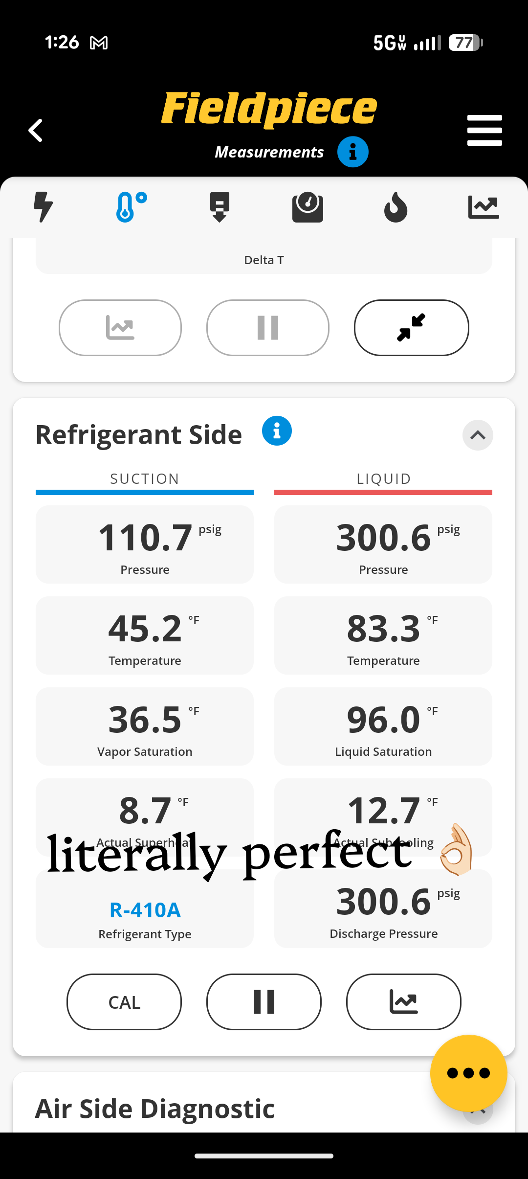 Completed AC tune up for 4 Ton Bryant AC system

Replaced 16x25x1 filter
Indoor and outdoor coils in good condition 
Inspected wiring, controls, electric motors and components; left estimates for surge protectors 
Measured temperature split and static pressure 
Inspected drains; recommend EZ trap (overfill protection switch), provided email estimate to install EZ trap. 
Checked integrity of compressor motor (mega ohm test)

Assessed refrigerant charge checked pressures. 

Also provided email estimate for surge protection+EZ trap package. 

AC system operating well at this time. 