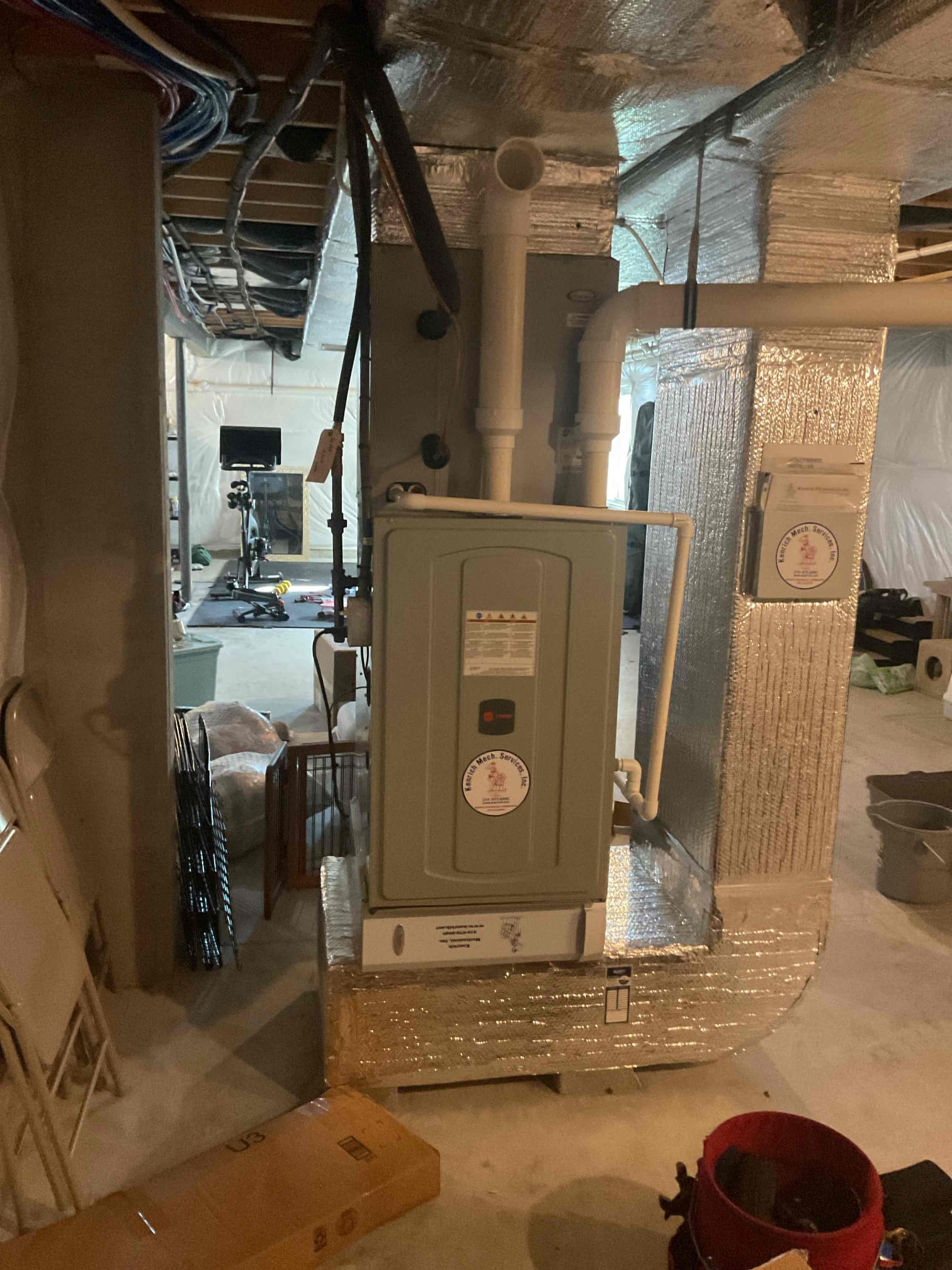 Luis 4-1-26 performed ac tune up in 3.5 trane ac unit. Check all electrical low and high voltage, check air filter, inspect air delivery system. Filter 413 ok. Flush drain ok test pump inspect coils, provided estimate to add drain protection for ac coil and air purification system. Lower speed from 7 to 6 better Temp split now. Check outdoor unit refrigerant levels ok check electrical connections and components voltages ok. Cycle ac unit ok. Found capacitor reading just under minimum tolerance, I provided estimate for recommendations. 