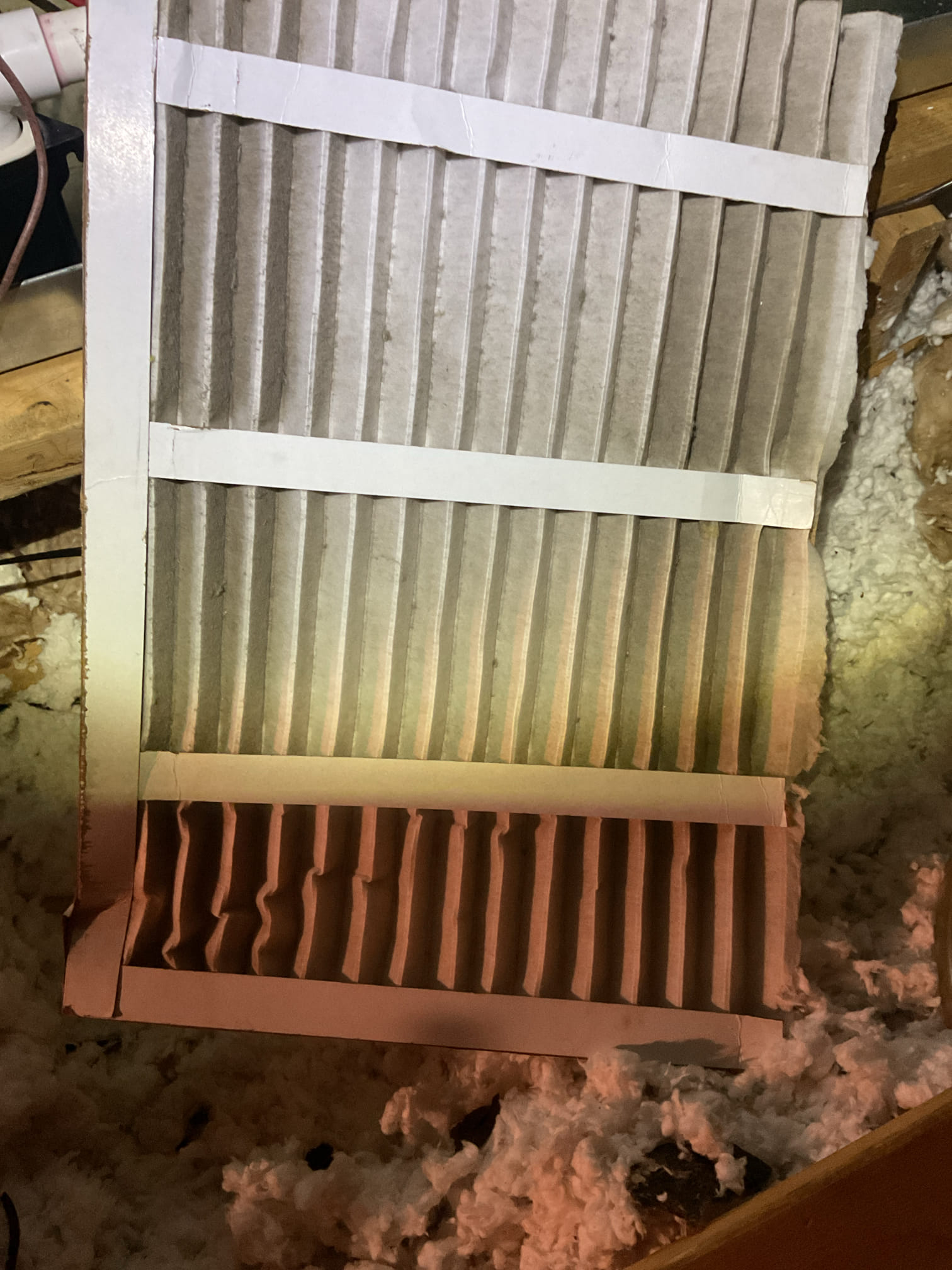I arrived to the customers home to service their 9 month old goodman a/c system in the attic , and their 5 yr old goodman in the basement with a high velocity indoor air handler. I checked the wiring connections and the voltages on both systems . I checked and replaced the indoor air filters for both systems the filter size is 15x20x1 and 15x20x1.  I Inspected both indoor coils and tested the primary drain pan and cleared and tested the ez trap in the attic and tested in the basement. I Took indoor temp splits at the return and the supply on both systems ,  and checked the blower motor amperage draws. I looked at the outdoor units and the  wiring connections and voltages . I inspected  the outdoor components and checked my unit pressures by using super heat sub cool method.  Everything is working fine at this time of service for both systems. 

Attic system was having issues with super heat sub cooling, unit was noisy due to flood back of refrigerant. Static was fine set at tap 4 runni