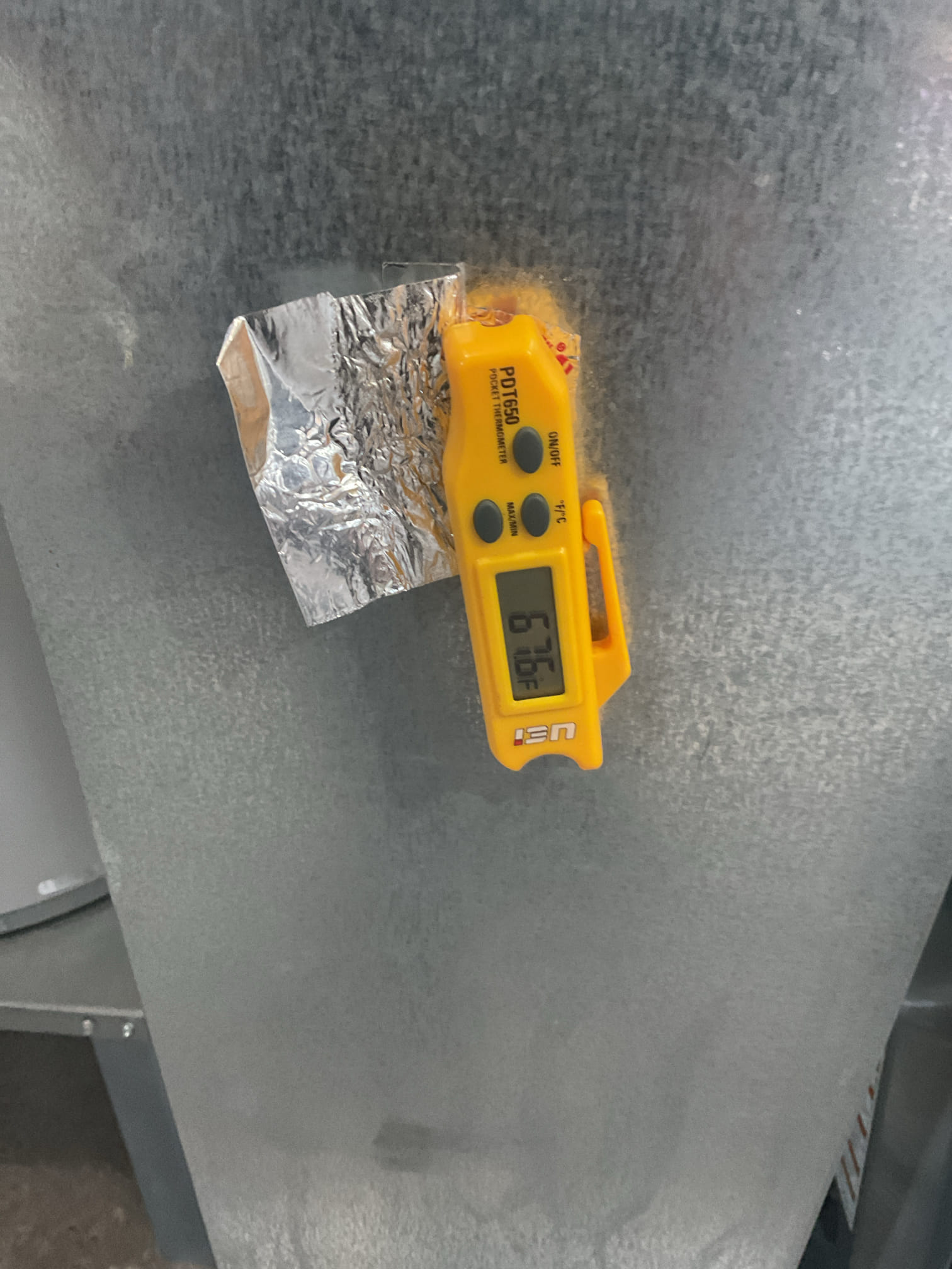 4/2/26 - Kurt & Liz 

AC tuneup on a 13 year old R410A Goodman AC 

Started tuneup at indoor system checking electrical connections, all electrical components functioning properly. Tested my return and supply temperatures, found a temp split of 24 degrees which is in good range. 

Flushed drain line. Noticed no EZ trap on system, or surge protection. informed customer of the benefits of adding an EZ trap to system and surge protection but homeowner is moving to new home in a couple weeks and is not interested at this time. Visually inspected blower motor and coil, both in ok condition. 

At outdoor checked all electrical connections including total system voltage, compressor amps and capacitor, all electrical components functioning properly. Refrigerant levels in good range. 

System is operational at this time but reaching age of life expectancy. 
