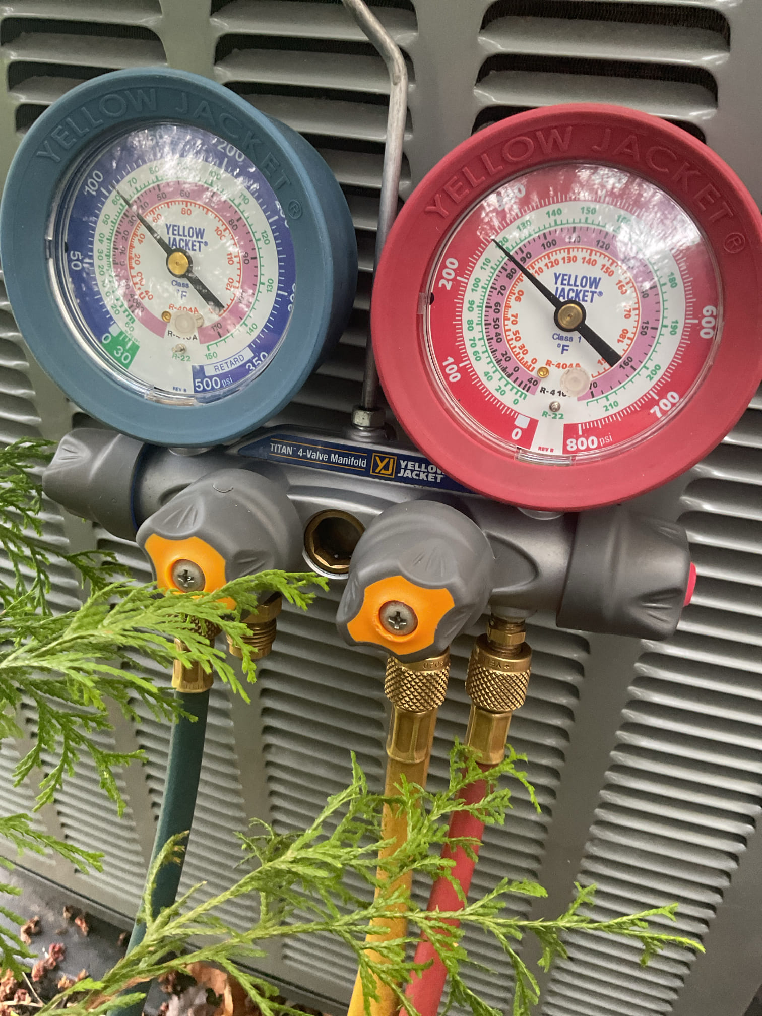 
4/2/26 Dan 

I arrived to the customers home to service their 4 yr old Amana a/c system . I checked the wiring connections and the voltages . I checked and replaced the indoor air filter , the filter size is 16x25x1. I Inspected the indoor coil and tested the primary drain pan and cleared and tested the water drains and traps if applicable. I Took indoor temp splits at the return and the supply  and checked the blower motor amperage draws. I looked at the outdoor unit wiring connections and voltages . I inspected  the outdoor components and checked my unit pressures by using super heat sub cool method.  Everything is working fine at this time of service.
Collected for $189.00 for service contract renewal paid by check #2403