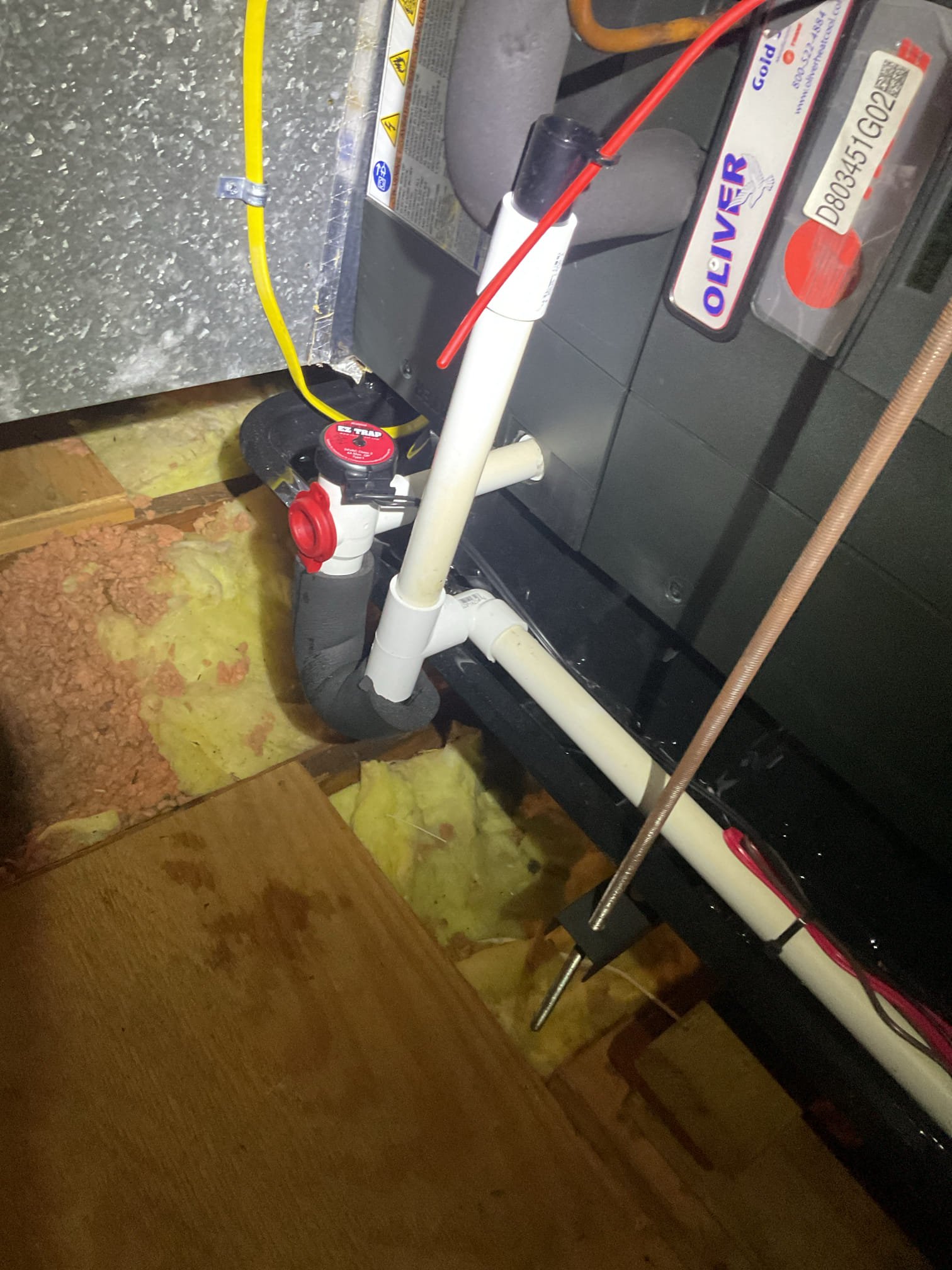 Luis 4-2-26 Customer called in for attic air-conditioning drain line three-quarter PVC leaking went up to the attic and found a couple places where the drain line it’s broken provided estimate to replace about 10 feet of three-quarter PVC pipe.  Customer customer approved repairs after replacing 10 feet section of piping. Check slope and adjusted so it is pitch away from house. Test ac unit. Ok customer signed up for service plan. Customer did not have time to perform tune up. Office to follow up with customer at later date. Service plan is for ac attic only. Customer also has oil boiler in the basement (not cover under service plan). 