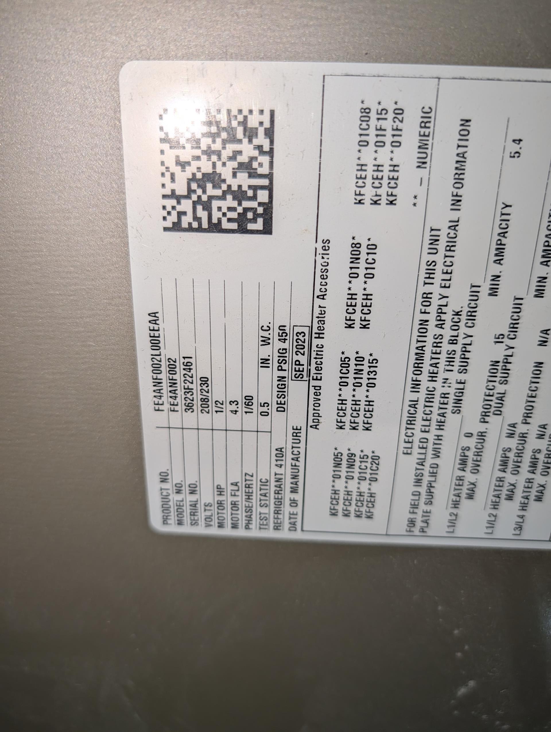 Issue has been that the system in the addition has not been performing well.
It will turn on but does not heat or cool.

2 Ton Carrier communicating heat pump installed by another contractor in early 2024.

First inspected indoor equipment found no error codes.
Saw very obvious refrigerant oil in the evaporator drain pan.
Made demand for heat at thermostat and put probes on refrigerant ports of outdoor equipment. 
System very low on charge. Running at 35 psi.
Made sure nut at indoor TXV is tight
Conducted electronic leak search, no leaks at brazed joints including outdoor unit joints.

Although Could not pinpoint exact point of leak at indoor coil I am very confident there is a pinhole leak there

Gave 2 options.
1. Charge system up to 2# R410A refrigerant and add leak detection dye. I can do this today. 
 Or
2.Replace indoor coil and filter drier and charge system. We will have to order coil and schedule return for this.

Homeowner will think about options. 
