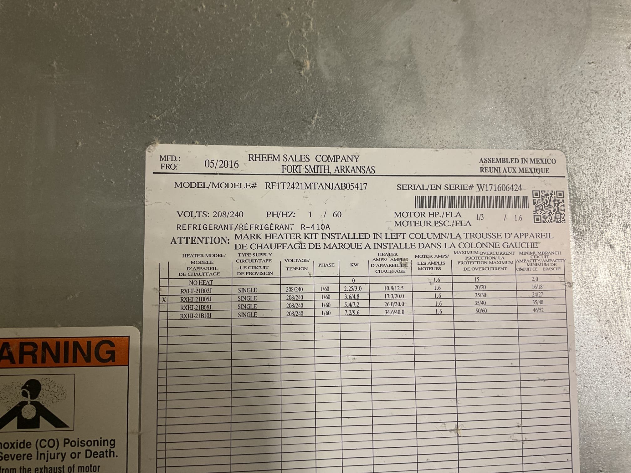 4/3/26
Fully assessed no cooling situation on 2016 Rudd heat pump system. Gave system a call for cooling from the thermostat. Found outdoor unit not running. Found circuit breaker was tripped in the panel. This happened at a previous visit all the way back in 2022. Recommended that we install an SSP6 hard kit to assist compressor strart up. Installed and tested heat pump operation in cooling mode. 19 degrees split at air handler. 410a refrigerant pressures were 167/108 with 7.2 subcooling. Heat pump  system is working properly at time of service. 