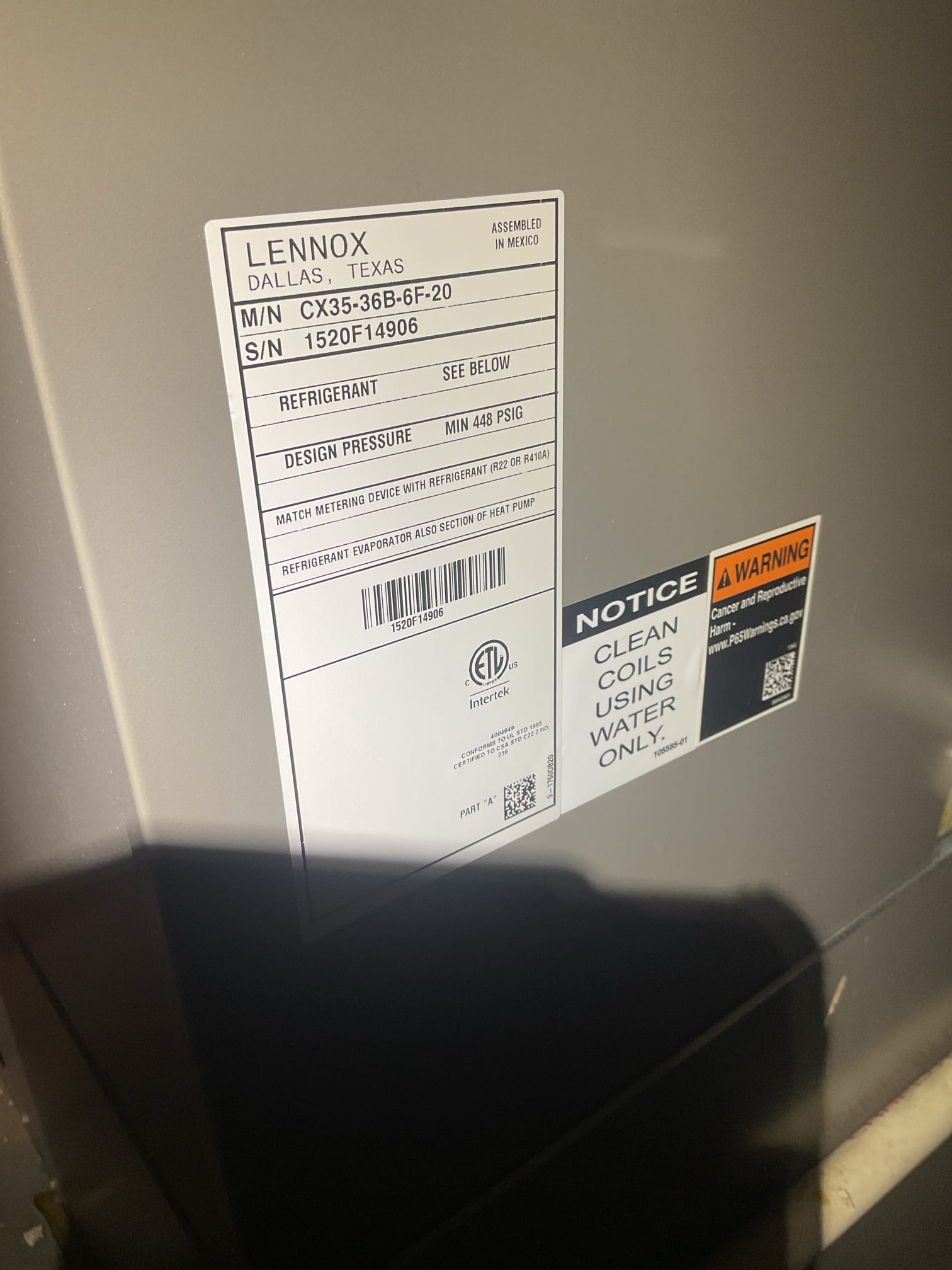 I arrived to the customers home to service their 6 yr old Lennox a/c system . I checked the wiring connections and the voltages . I checked the indoor air filter and it needs to be replaced, the filter size is 16x25x5 the customer will order more filters and replace himself. I Inspected the indoor coil and tested the primary drain pan and cleared and tested the water drains and traps if applicable. I Took indoor temp splits at the return and the supply  and checked the blower motor amperage draws. I looked at the outdoor unit wiring connections and voltages . I inspected  the outdoor components and checked my unit pressures by using super heat sub cool method.  Everything is working ok at this time . 

I found my outdoor contactor is pitting and should be replaced and found my dual capacitor is at a lower tolerance for replacement. I brought both of these items to the customers attention and gave him pricing. He wants to hold off on these items at this time. I collected for 89.00 one t