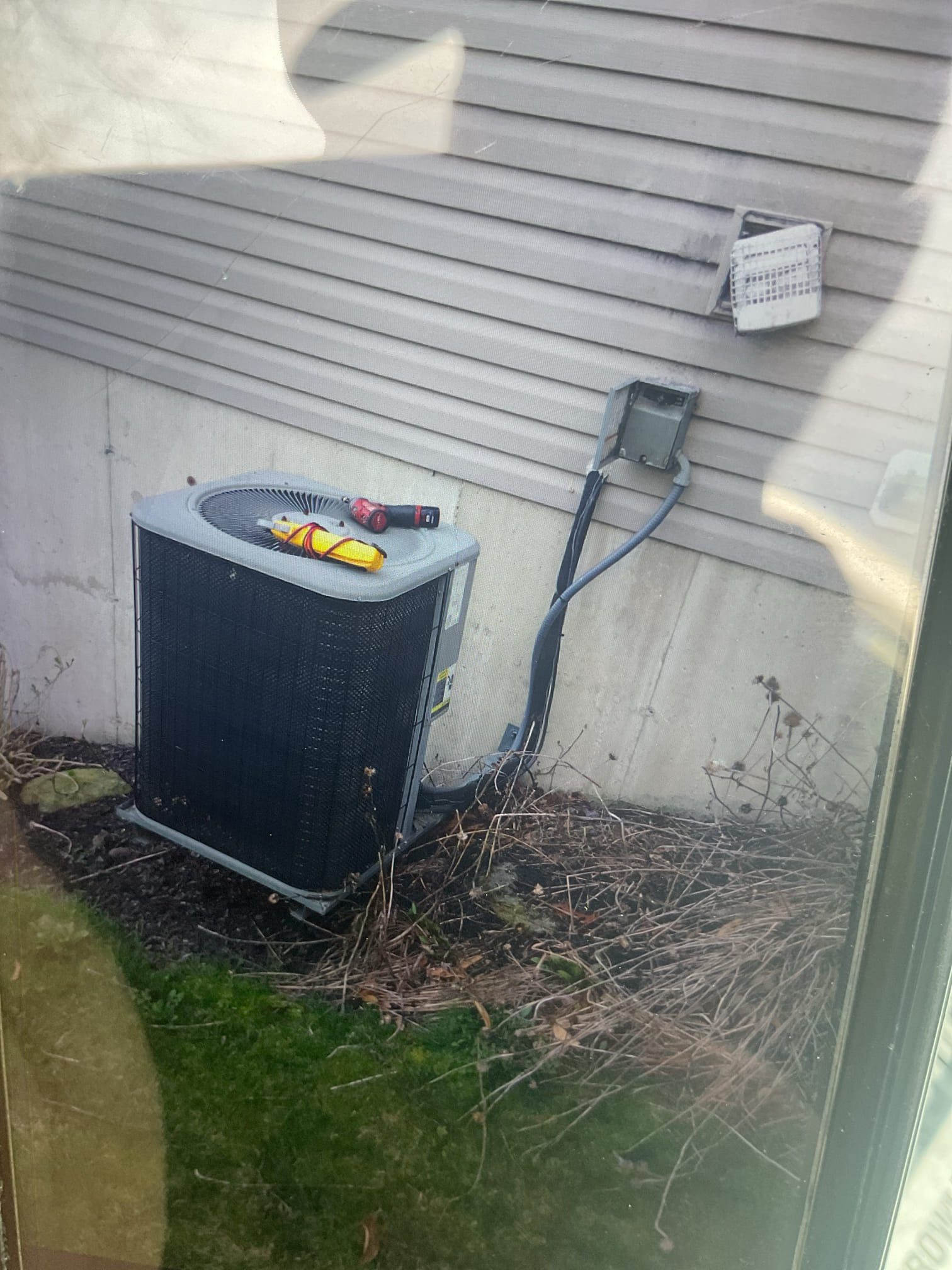 Luis 4-5-26 customer called in for no cooling, check system operation, during inspection I noticed several items that will need attention very soon, I provided estimate for all these items, and I also provided estimate for immediate repair. Main issue is thermostat, found blower housing very dirty restricting airflow. Control board has couple locations showing overheating, indoor coil corded and fully covered by rust. Once ac comes on customer will highly start getting smells (dirty sock syndrome), found indoor refrigerant cap leaking refrigerant (r22). I manually tested ac, found compressor reading high resistance to ground, pulling 50 higher amps than rated, and contactor all pitted. I provided cost for repairs and recommendations, unit is from 2006 I would recommend getting an estimate to replace system. Customer decided to just do minimum Rosie’s at this time regular t6 thermostat 
Honeywell T6 Pro digital programmable thermostat 
Test operation heat and cool ok. 