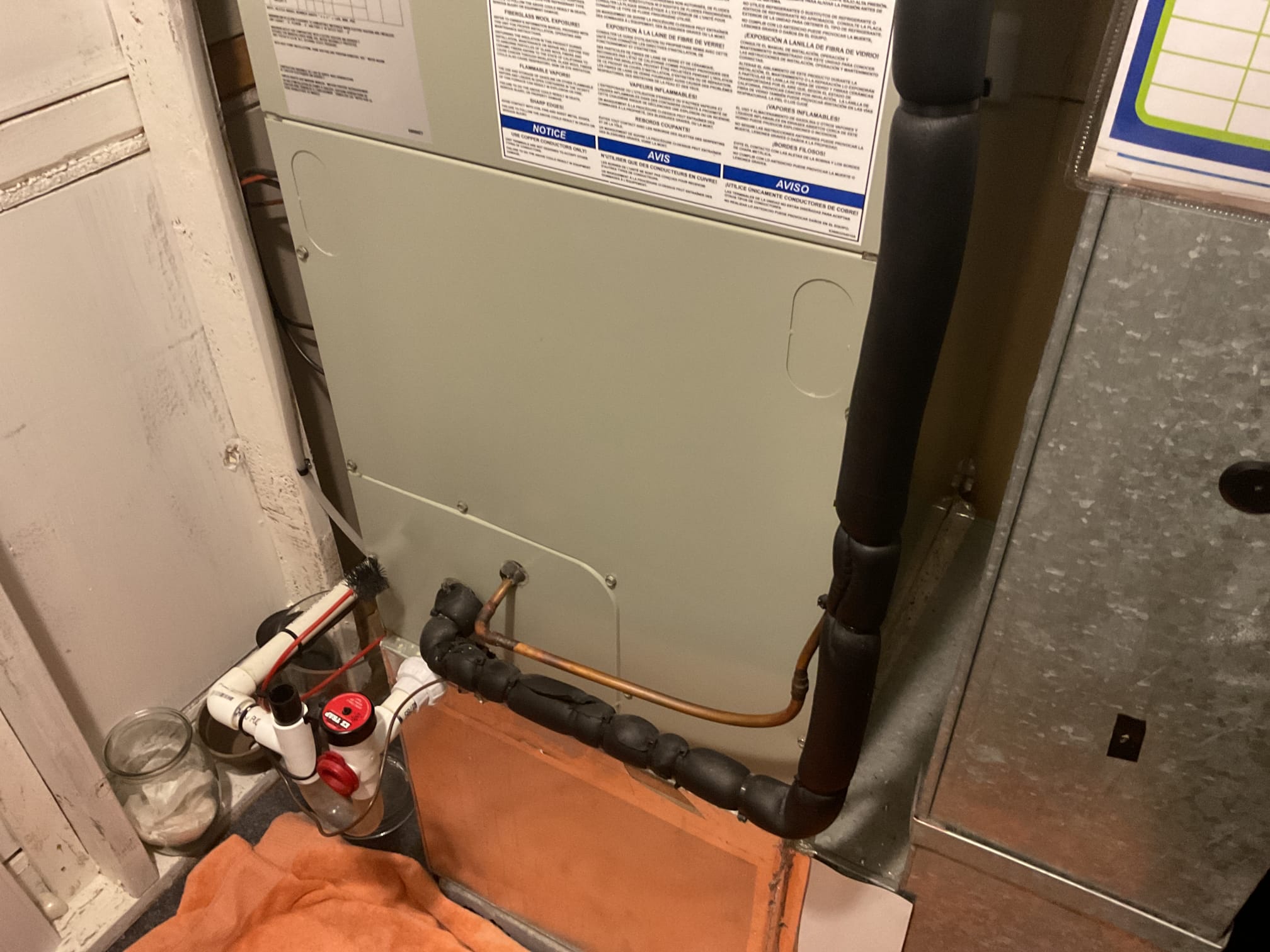 4/6/26. Performed precision a/c tune up on 2018 trane heat pump system. Replaced 15x20x1 air filter. Checked all electrical connections and components. Checked temperature split. Flushed out ez trap with water. Found outside unit on hard lock out from the defrost board, ( no other description on chart as to what it locked out on). However the defrost board did not seem to be defrosting correctly at last heat tune up. Recommend replacing defrost board and sensors. Provided estimate under parts warranty only. Checked refrigerant pressures and temperatures. A/c is working at time of service. 