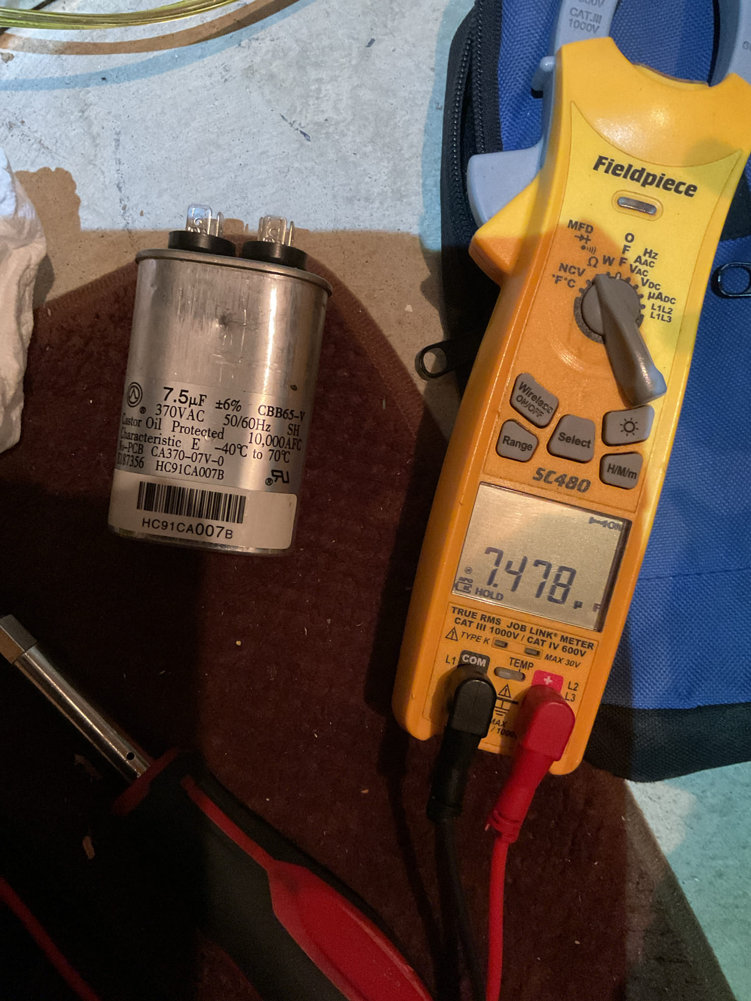 4/7/26 Dan 

I arrived to the customers home to service their 10 yr old carrier gas furnace and their a/c side . I checked the wiring connections and the voltages . I checked and replaced the indoor air filter , the filter size is 16x25x1. I Inspected the indoor coil and tested the primary drain pan with water and flushed the drain line and cleared. I Took indoor temp splits at the return and the supply  and checked the blower motor condition and operation. I looked at the gas furnace and checked over all the components and inspected the burners. I took temp splits and performed a combustion test on the furnace. 
I went to the outdoor unit and checked the wiring connections and voltages . I inspected  the outdoor components and checked my unit pressures by using super heat sub cool method.  The system is currently operational but past normal life expectancy. Replacement of system is recommended in the near future. I collected $189.00 contract paid by check # 108 for the main system and