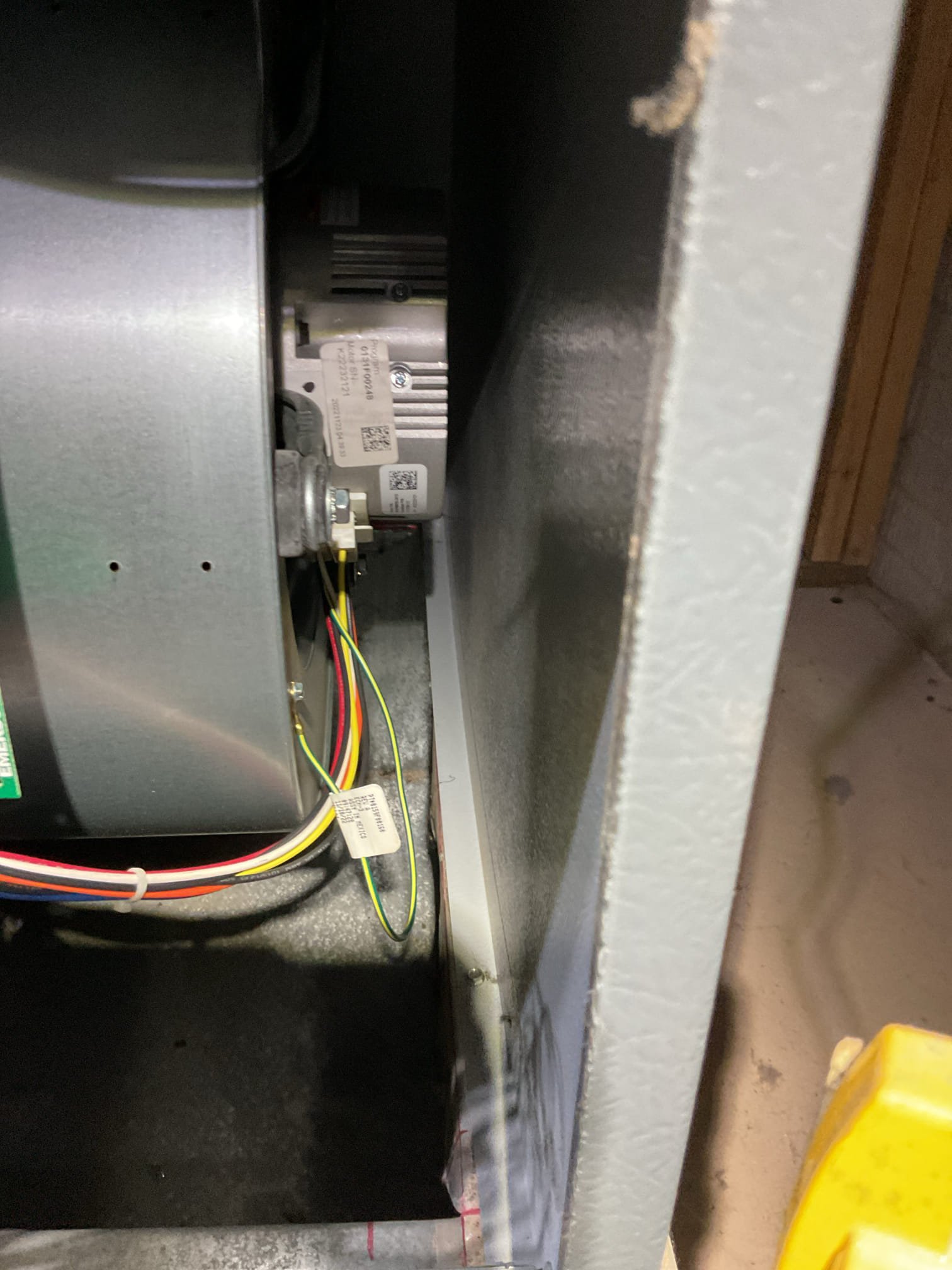 Completed AC tune up for 2 Ton Amana AC system
This system Gas furnace+AC was installed 1/16/23 by Dibiase for previous homeowner. 3 years old 

20x25x1 filter ok, left additional on site
Indoor and outdoor coils in good condition 
Inspected wiring, controls, electric motors and components; neither indoor or outdoor equipment hav surge protection; left estimates for surge protectors 
Measured temperature split and static pressure 
Inspected drains; clears EZ trap, tested pump; added treatment tabs to drain line at trap. System does not have industry standard wet switch. This switch will shut equipment down if water is detected on floors near equipment Provided email estimate for this, 
Checked integrity of compressor motor (mega ohm test)

Assessed refrigerant charge checked pressures. 

Also provided estimate for APCOX whole home air treatment system. Will keep indoor AC coil clean via UV. Also controls VOCs and odors. 

AC system operating well at this time. 

Homeowners renewed plan