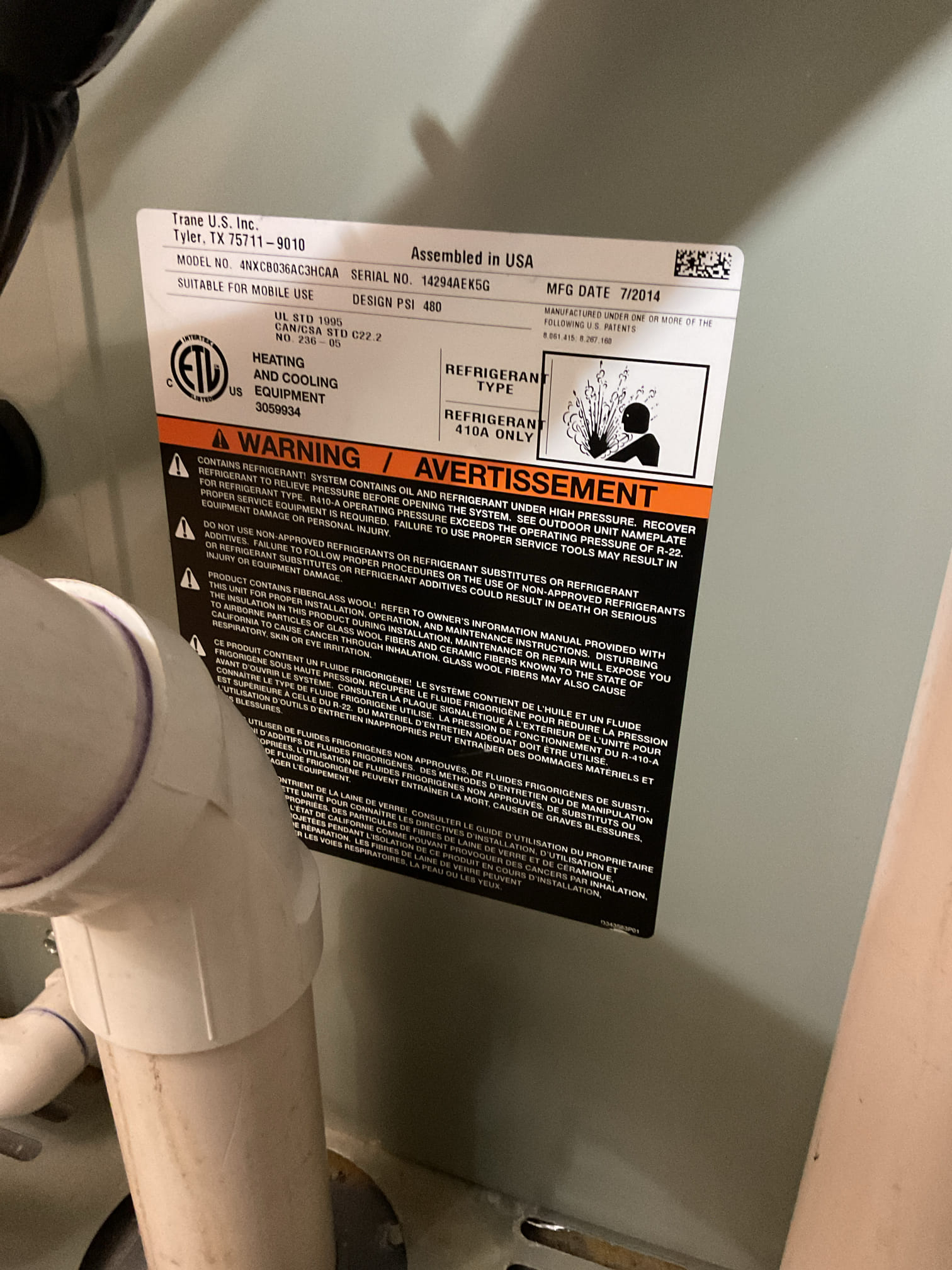 4/9/26 Dan 

I arrived to the customers home to service their 11 yr old Trane  a/c side . I checked the wiring connections and the voltages . I checked and replaced the indoor air filter , ( supplied)the filter size is a 20x25x4. I Inspected the indoor coil and tested the primary drain pan with water and flushed the drain line and cleared. I Took indoor temp splits at the return and the supply  and checked the blower motor condition and operation. I looked at the outdoor unit wiring connections and voltages . I inspected  the outdoor components and checked my unit pressures by using super heat sub cool method.  The system is currently operational but past normal life expectancy. Replacement of system is recommended in the near future. No recommendations at this time . 
