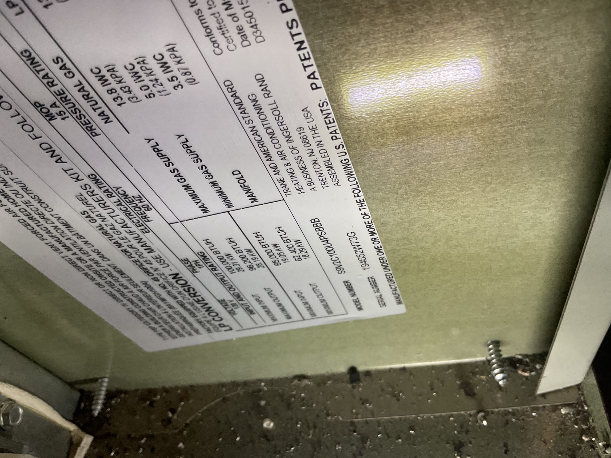 Luis 4-9-26 performed gas heat tune up on 100 k Btu 90% American standard heater from 2019. Replacement of customer supplied 401, check all components ignition, air delivery, combustion removal ok. Test operation low and high stage ok, performed combo test ok. Service humidifier 600m, replaced panel and clean tray ok. Heater is working properly at the time of service. Burners will probably need change soon. Provided estimate to replace burners next heat season.  I also performed ac tune up in the American standard ad unit ac is also from 2019. Drain airflow ok all temperatures numbers within range. Outdoor unit refrigerant numbers within range cycle heat pump ok. Provided estimate to replace burners for heaters side. 

For two ton heat pump air handler Bryant unit from 2009. Test back up heat 5 kw ok inspect coils and blower. Motor makes noise from windings. Check drain and test pump inspect coils. Check airflow supply and return air temps. Unit does not have electrical safety switch b