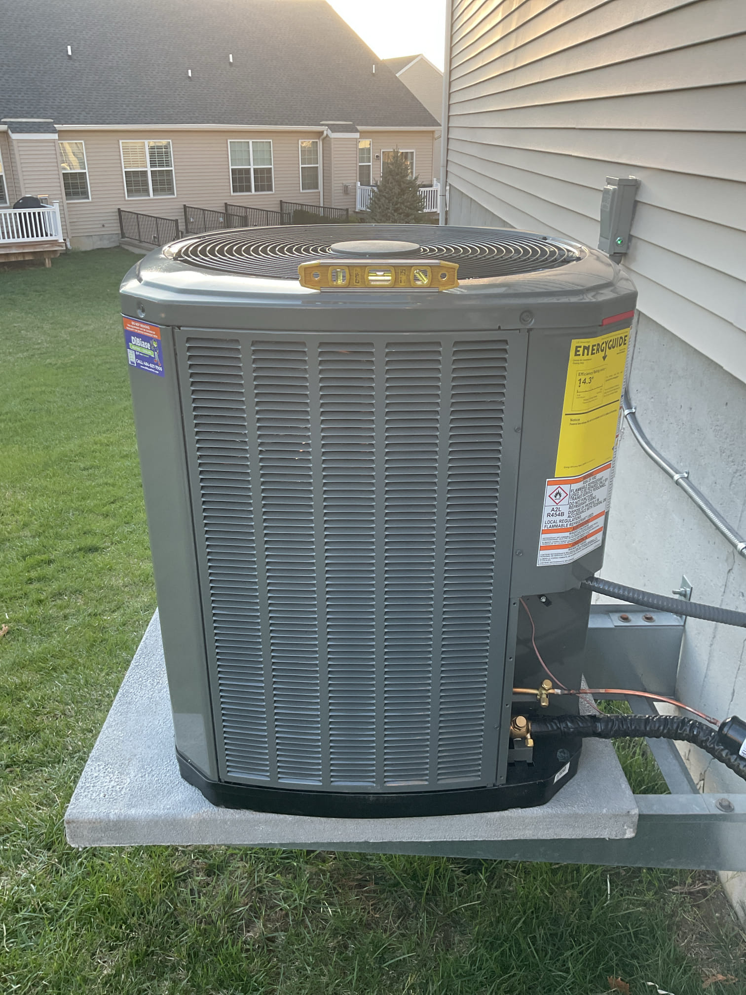 I arrived to the customers home for a recall, but we had also put it in for a QA check. The system is running fine. The customer just had some concerns about some of the things from the install so I ended up doing the QA and fixing all of his concerns. The install looks good. I just had to support the return duct work , it was putting weight on the filter frame and was racking it ,  To the point where the customer couldn’t get the filter in and out. Also sealed all the seams on the return duct with metal tape and repaired a piece of half-inch vinyl that was pinched for the fresh air pipe going into the drain line. The QA inspection is completed.