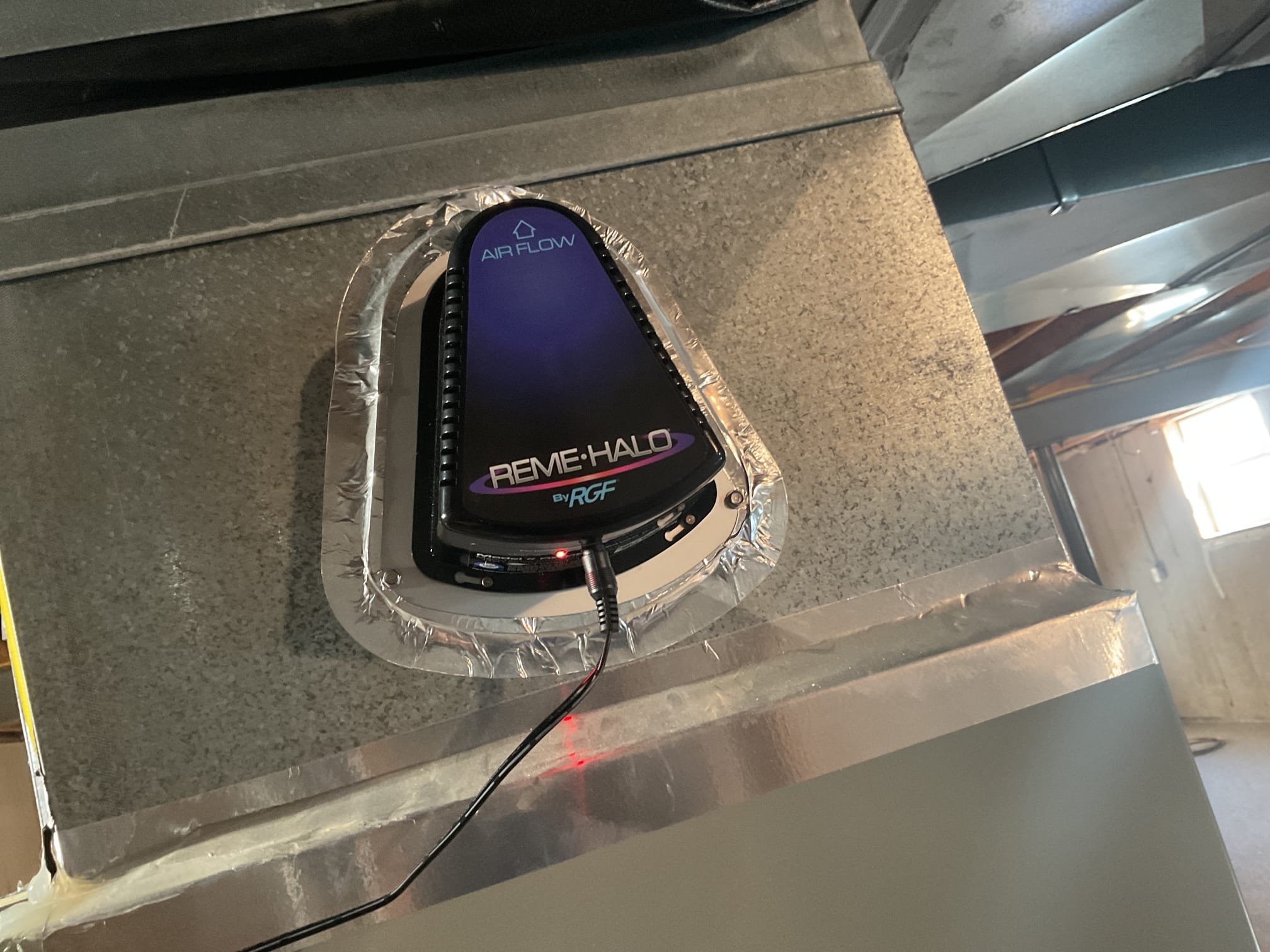 4/10/26. Performed precision a/c tune up on 2018 American standard a/c. Replaced 16x25x1 air filter. Checked all electrical connections and components. Found reme air scrubber cell was at replacement interval, replaced cell. Cleaned out ez trap. Checked temperature split. Checked refrigerant pressures and temperatures. A/c is working properly at time of service. 