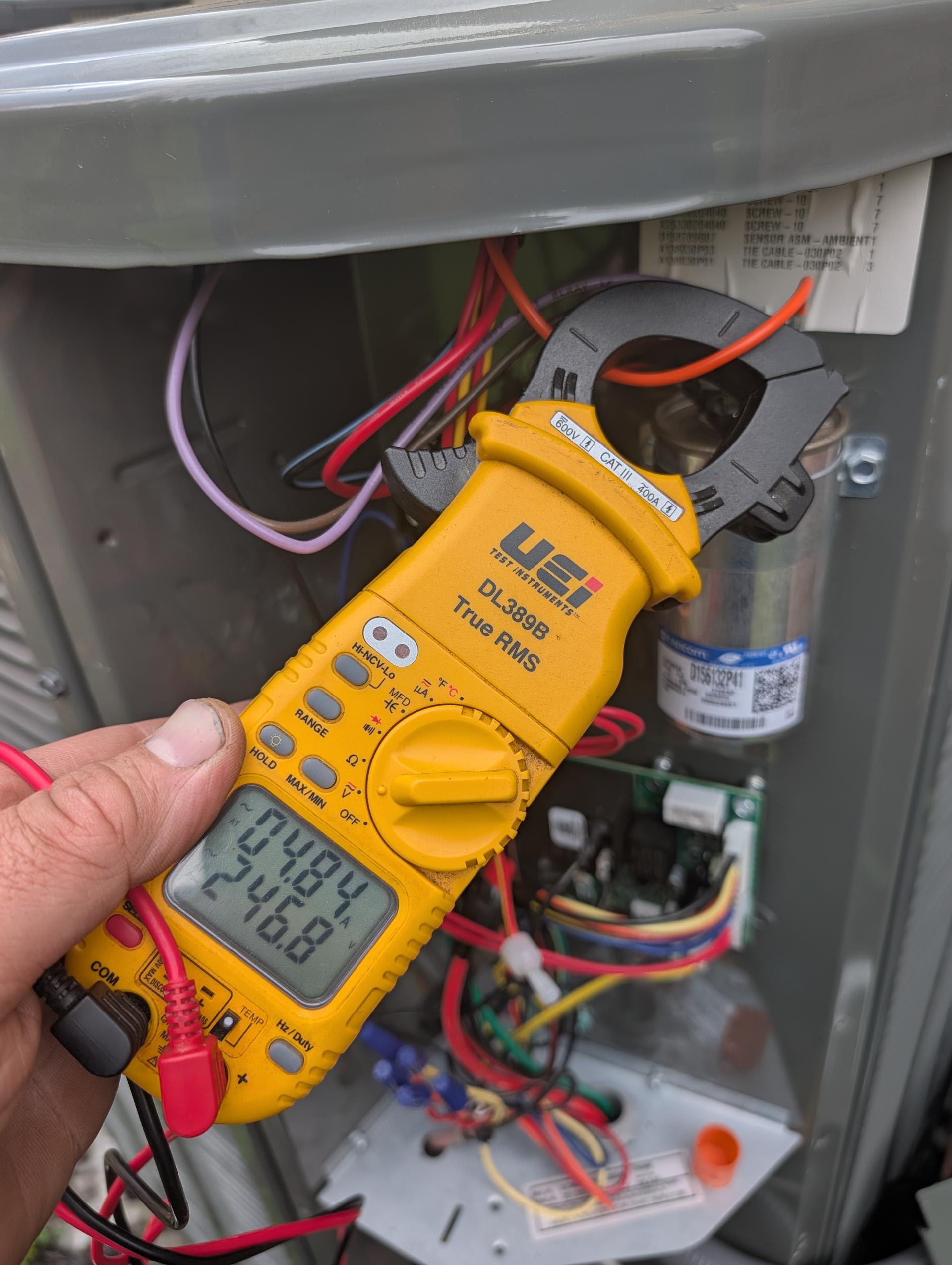 Completed (2) AC tune ups: Both systems are 2 Ton Trane heat pumps. Installed by Dibiase July 2025.

Both 20x23x1 filters ok for now. Should be replaced before the peak cooling season. 

For each system, 
Indoor and outdoor coils in good condition 
Inspected wiring, controls, electric motors and components; 
Measured temperature split and static pressure 
Inspected drains; cleared EZ trap, tested pump; added treatment tabs to drain pan. 
Checked integrity of compressor motor (mega ohm test)

Assessed refrigerant charge checked pressures. 

Provided estimate for IV germicidal light which will keep indoor coils clean. Estimate is for (1) UV system. (1) can be installed at each air handler. 

Both AC systems operating well at this time. 

The HVAC plans will have to be renewed at upcoming heat tune up. Sent estimate for this. 