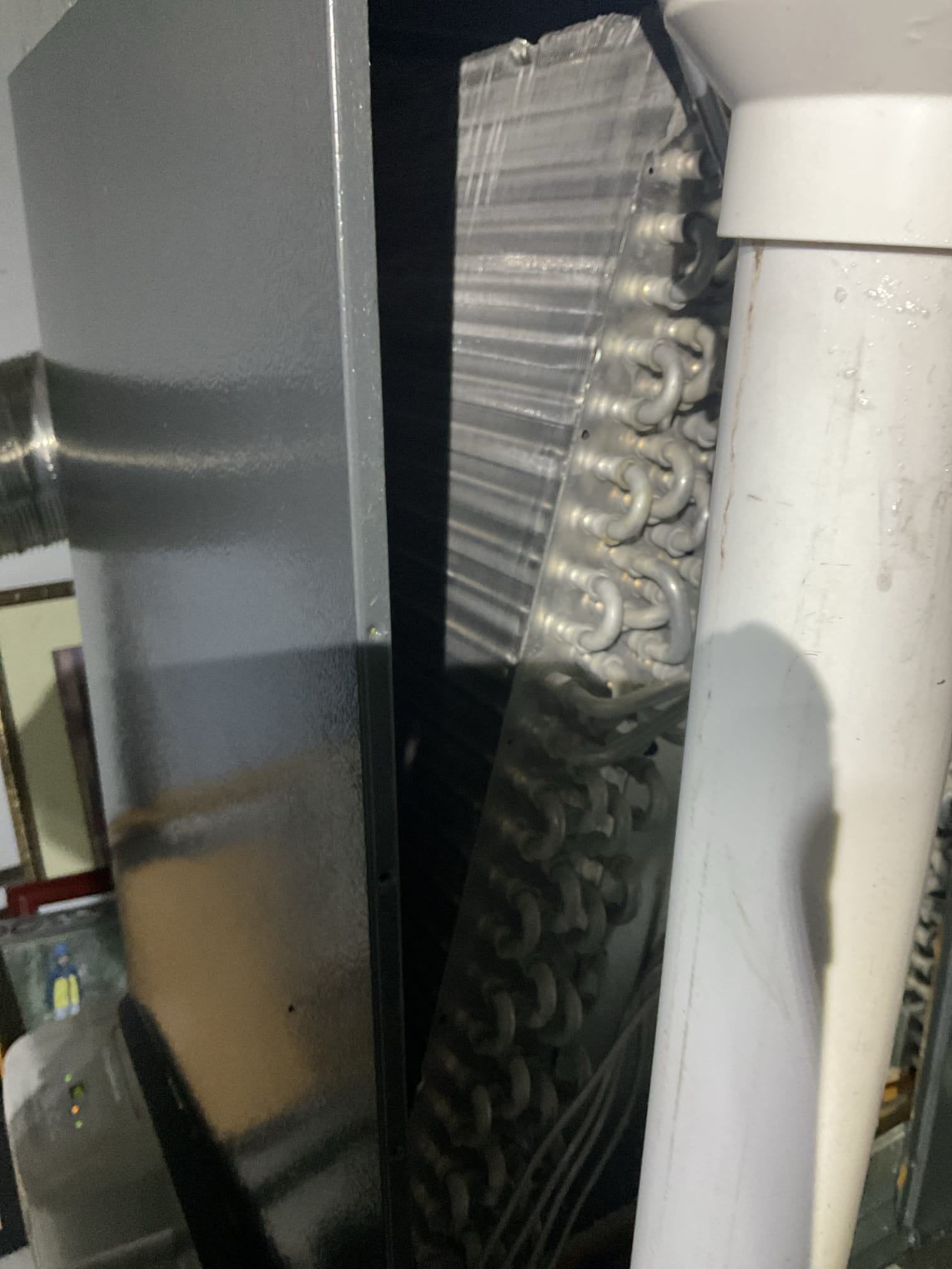 4/13/26 Dan 

I arrived to the customers home to service their 4 yr old Amana a/c system . I checked the wiring connections and the voltages . I checked and replaced the indoor air filter , the filter size is a 413 . I Inspected the indoor coil and tested the primary drain pan and cleared and tested the water drains and traps if applicable. I Took indoor temp splits at the return and the supply  and checked the blower motor condition and operation. I looked  at the outdoor unit wiring connections and voltages . I inspected  the outdoor components and checked my unit pressures by using super heat sub cool method.  System in good operating condition at this time. 

Collected for filter replacement for 67.15 paid by cc. 