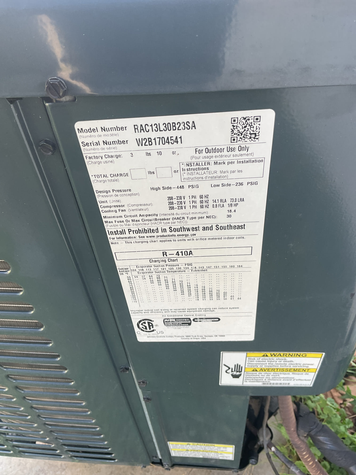 Luis 4-14-26 no cooling, found unit off upon arrival turn thermostat to cool and let unit run for 15 minutes, check filters ok. Check temperature split 77/58 total 19 degrees split. Check outdoor unit refrigerant levels ok. System is fully charge. Check pipe connections no signs of leaks. Ac unit is working fine at the time of visit.  No charge per management provided Esteban to perform AC tuneup with service plan. 