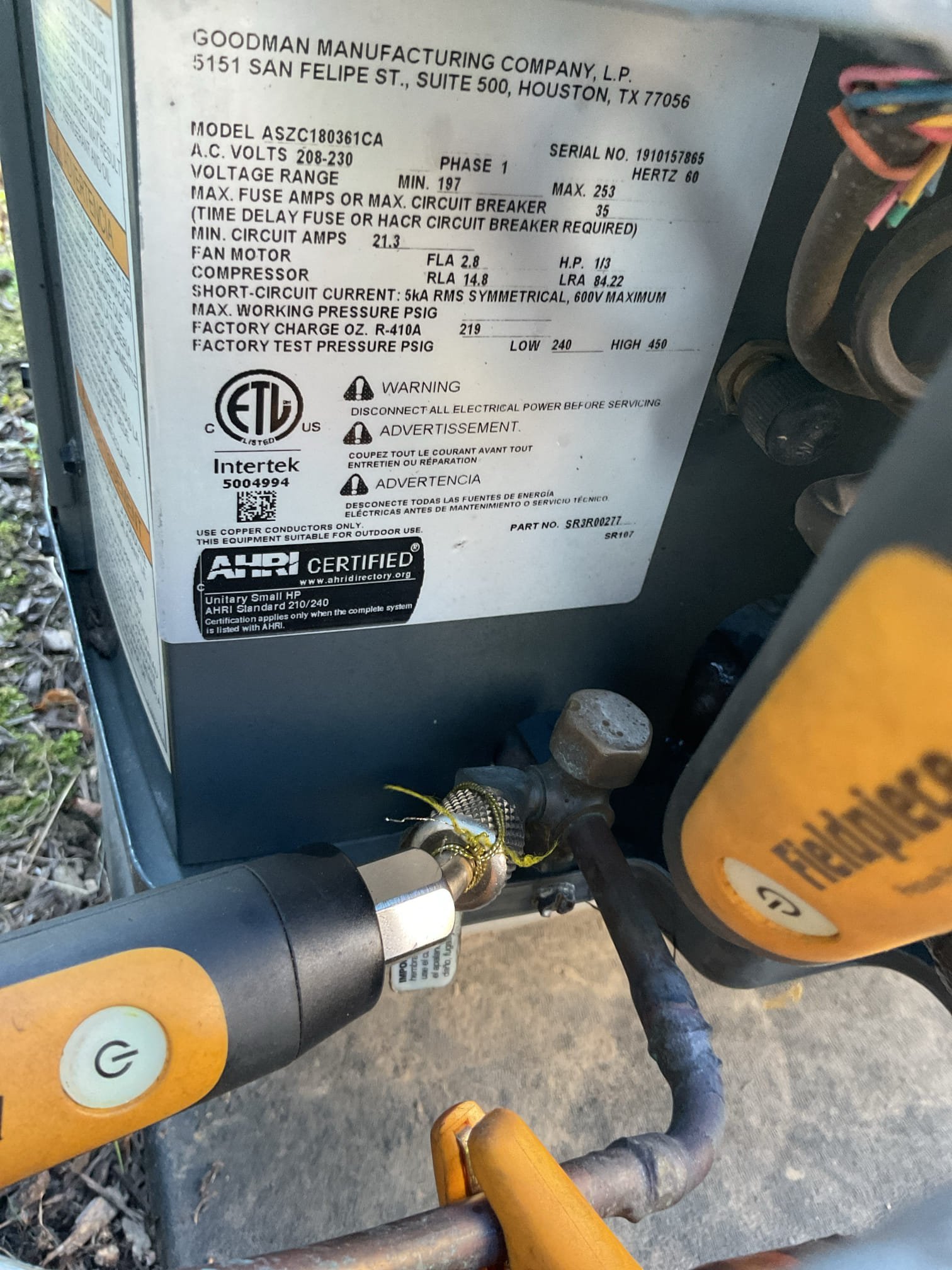 Equipment is 3 Ton heat pump with electric heat back up. Installed by Dibiase in June 2020

Issue is “must odor” from ducts. He started using AC and noticed this smell.
I opened indoor coil. Offered to clean in place today. Sprayed with coil cleaner then water. Added treatment tabs to the drain pan, flushed drain line. And filled trap. Trap was empty when I arrived. 
Trap is on the negative side of airflow. If trap body is not filled odors can be drawn into blower compartment/ducts. The trap will be dry at the start of every AC season because no water is produced in the drain on heating. 
In some cases the indoor coil needs to be replaced.
Ductwork is internally lined. 

Completed AC tune up while on site.

Replaced Aprilaire 313 filter provided by homeowner. Recommend replacing every 3 months.
Inspected indoor and outdoor coils; Indoor and outdoor coils in good condition 
Inspected wiring, controls, electric motors and components; left estimates for surge protectors 
Measured temperat