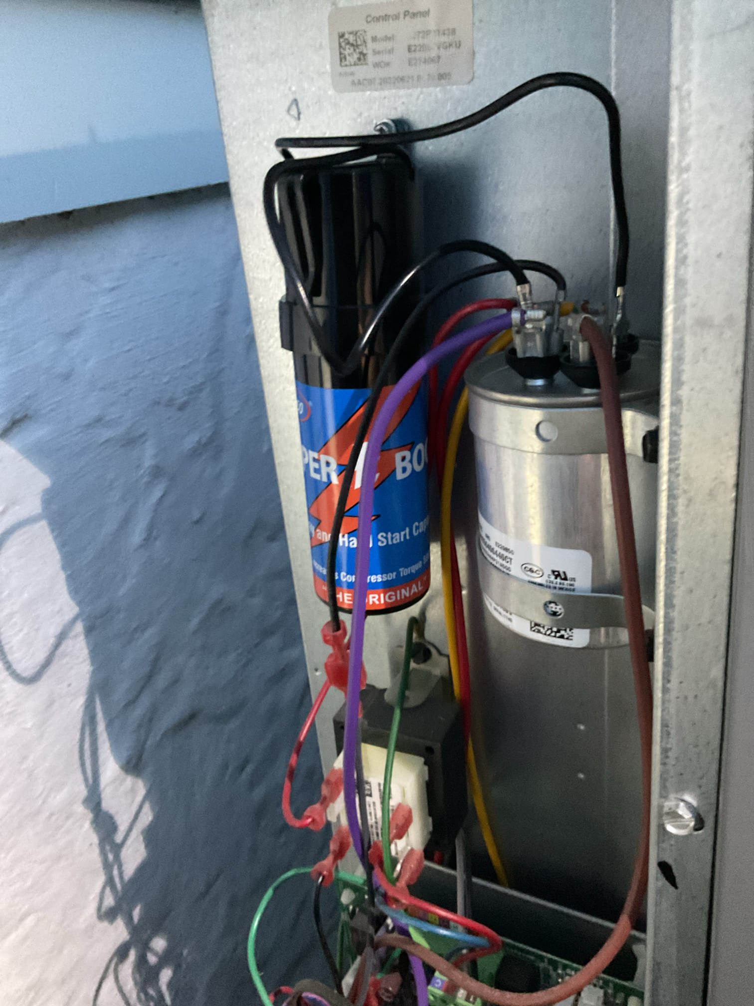 No cooling for the first floor system installed by us in September of 2023.

There was a demand from the thermostat. Indoor control displaying AC2. 
Outdoor control displaying ON but not the designed AC2.

No error codes on either control board.
Checked all wiring connections 
Reset power to both circuits.
Not came on after designed compressor delay. 

This is a nuisance communication/control error that we encounter from time to time. Happens first time in the yet that the system is turned to cooling I informed homeowners they can reset BOTH breakers to the system if they notice this at time they first turn on cooling

Also installed SPP6 at outdoor unit as Amanda unit need them and to nuisance compressor starting issues. No charge for SPP6. 

Afterwards checked over system performance/data system operating well t this time. 

System operating well at this time. 