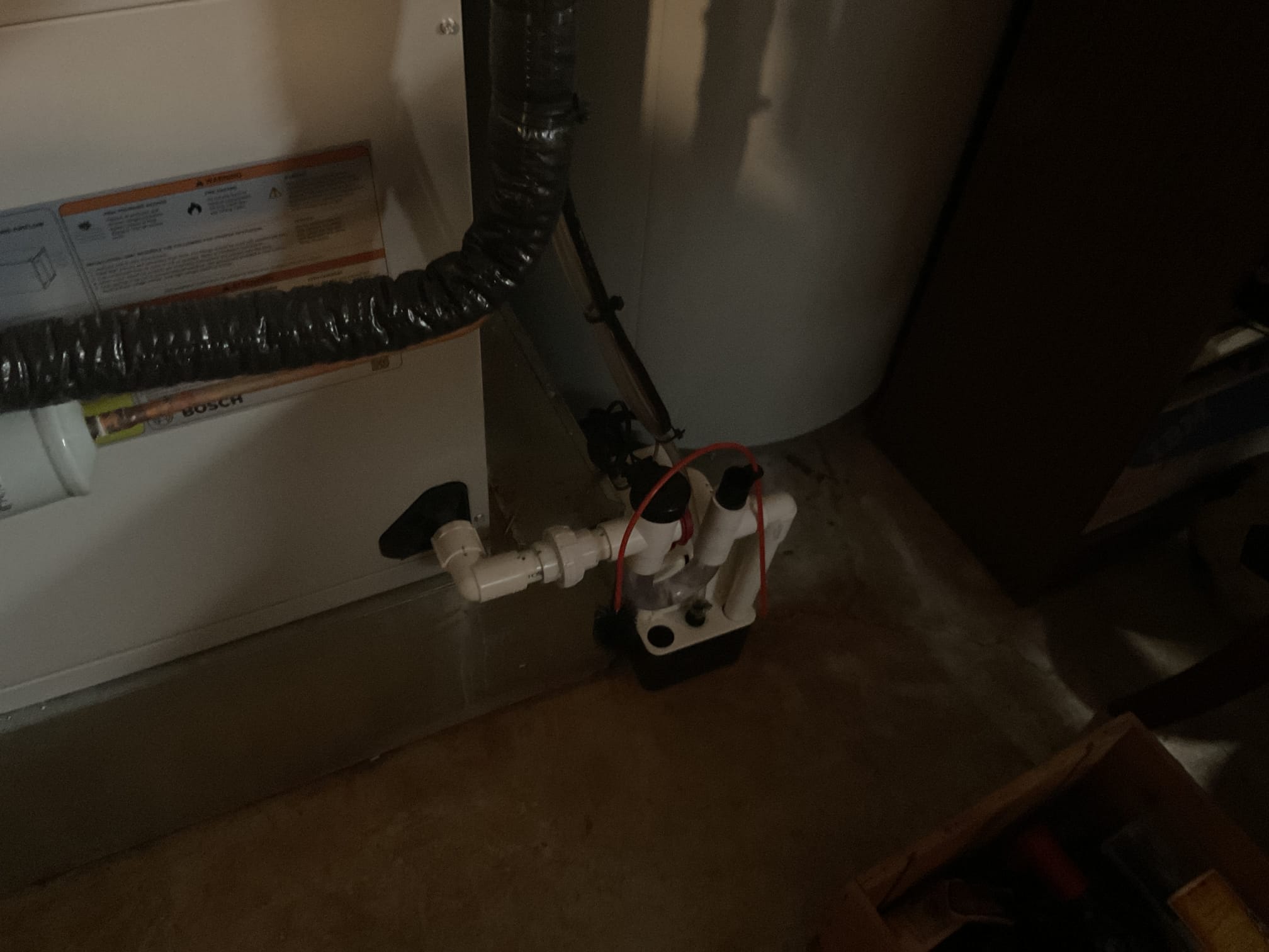 4/15/26. Performed precision a/c tune up on 2026 Bosch heat pump system. Replaced 18x20x1 air filter. Checked all electrical connections and components. Checked temperature split. Flushed ez trap. Provided estimate for uv bulb installation to kill any growth that forms on evaporator coil. Checked all refrigerant readings and temperatures at digital control board. A/c is working properly at time of service. 
