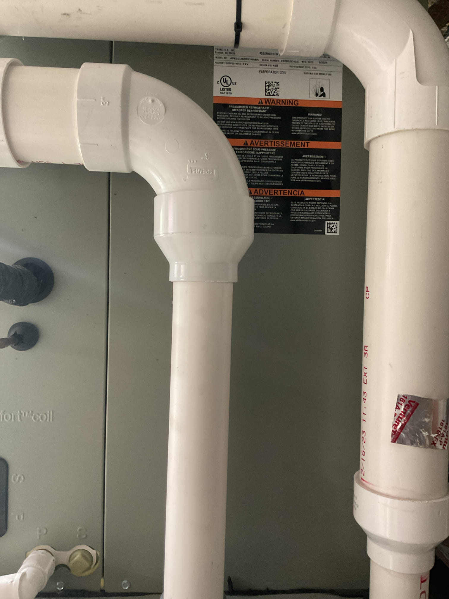 4/15/26 Dan 

I arrived to the customers home to service their 2 yr old trane a/c system . I checked the wiring connections and the voltages . I checked and found the indoor air filter is good , the filter size is a 401 replaced by the customer. I Inspected the indoor coil and tested the primary drain pan and cleared and tested the water drains and traps if applicable. I Took indoor temp splits at the return and the supply  and checked the blower motor condition and operation. I looked  at the outdoor unit wiring connections and voltages . I inspected  the outdoor components and checked my unit pressures by using super heat sub cool method.  System in good operating condition at this time. Collected for $89.00 one time check up. Paid by cc. 
