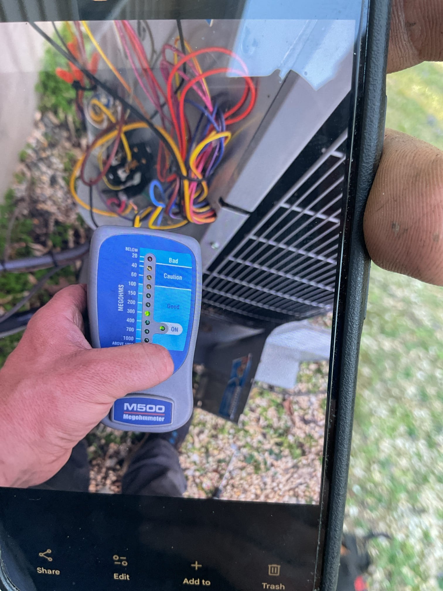 Arrived for no cooling
Found no power to the outdoor equipment disconnect.
Checked integrity of compressor (ohm readings between windings and megaohm test) and checked capacitor readings. All good.

Asked homeowners to show me the panel. 
Recently they had to reset some breakers in their panel After an outage.
They had inadvertently left the breaker for the outdoor unit (20A double pole) OFF. Breaker was not tripped and this circuit did not trip at any point during my time here today.

Completed AC tune up for 1.5 Ton Carrier heat pump system, installed late 2019

Replaced 13.5x21.5x1 filter provided by homeowner 
Indoor and outdoor coils in good condition; outdoor unit is not level. It’s installed on a hill. Provided email estimate for leveling the outdoor unit. We will bring stone as a foundation material to bring up right side. 
Inspected wiring, controls, electric motors and components; left estimates for surge protectors 
Measured temperature split and static pressure 
Inspected d