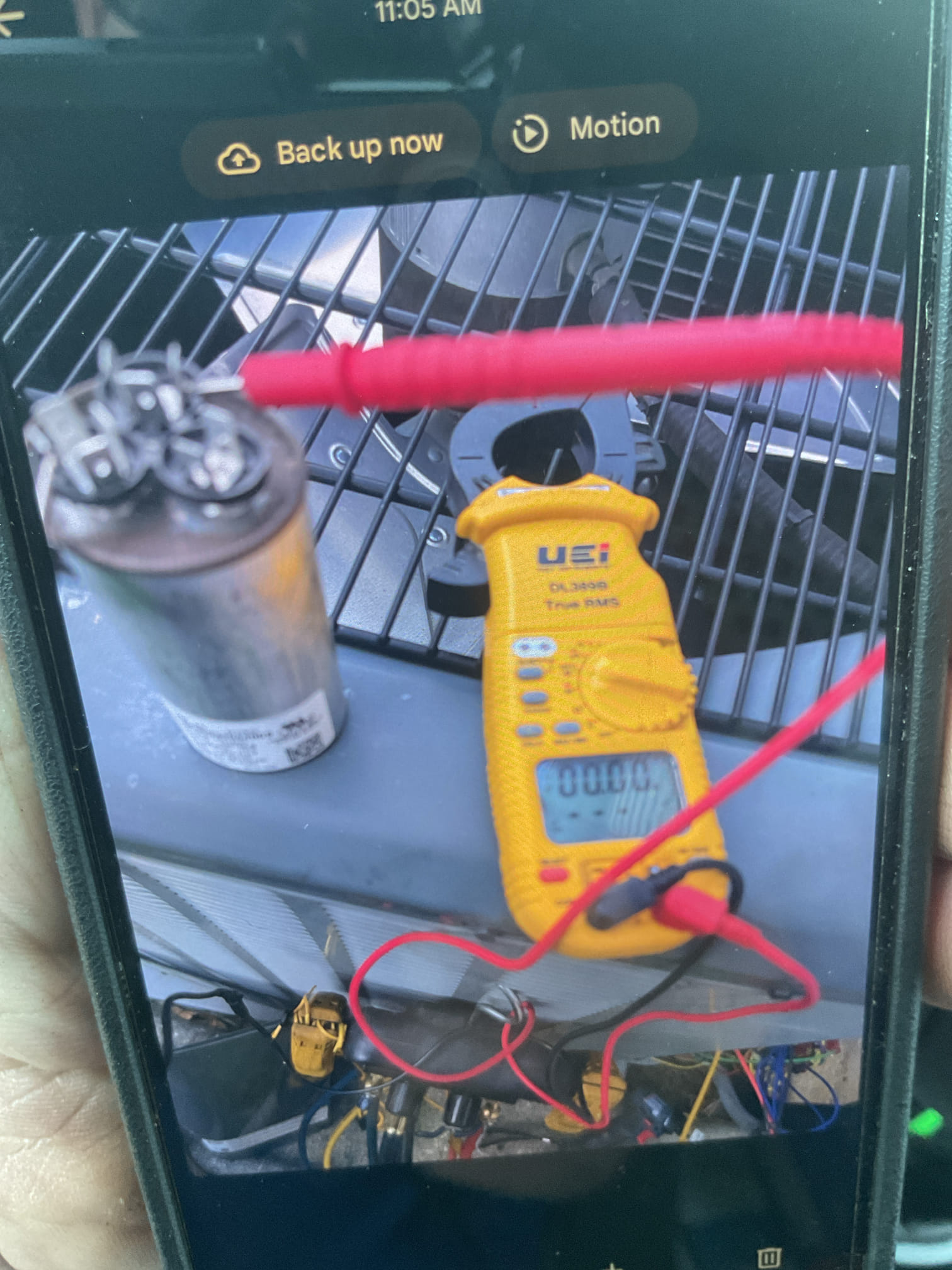 No cooling 4 Ton Communicating Amana system:
Checked for any open safeties and low voltage issues, none found. Made new demand for cooling. Found condenser fan operating but compressor not.
Found failed dual capacitor at outdoor unit. 
Offered to replace failed dual run capacitor. System will not run without it. Also offered to install SPP6 start capacitor at the same time. Homeowners agreed. 
Replaced failed dual run capacitor and installed SPP6 Hard Start Kit.

Afterwards tested system: Refrigerant pressures and temperature split Good

System operating well at this time. 
