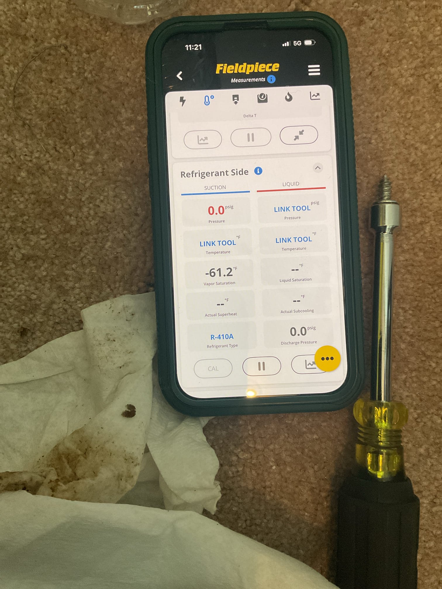 4/17/26 Dan 

I arrived for a no Cooling call on a packaged ncp 6 yr old system. I started with inspecting the indoor unit. I confirmed that the filter was ok, made sure the blower motor runs , and that the indoor coil was free of ice or debri. I hooked up to the ports and found my system is voided of charge. I had a talk with the customer and she agreed with me on having the system replaced. Mike has an estimate scheduled today at 4:00 . I collected for 99.00 diagnostic paid by check# 7834