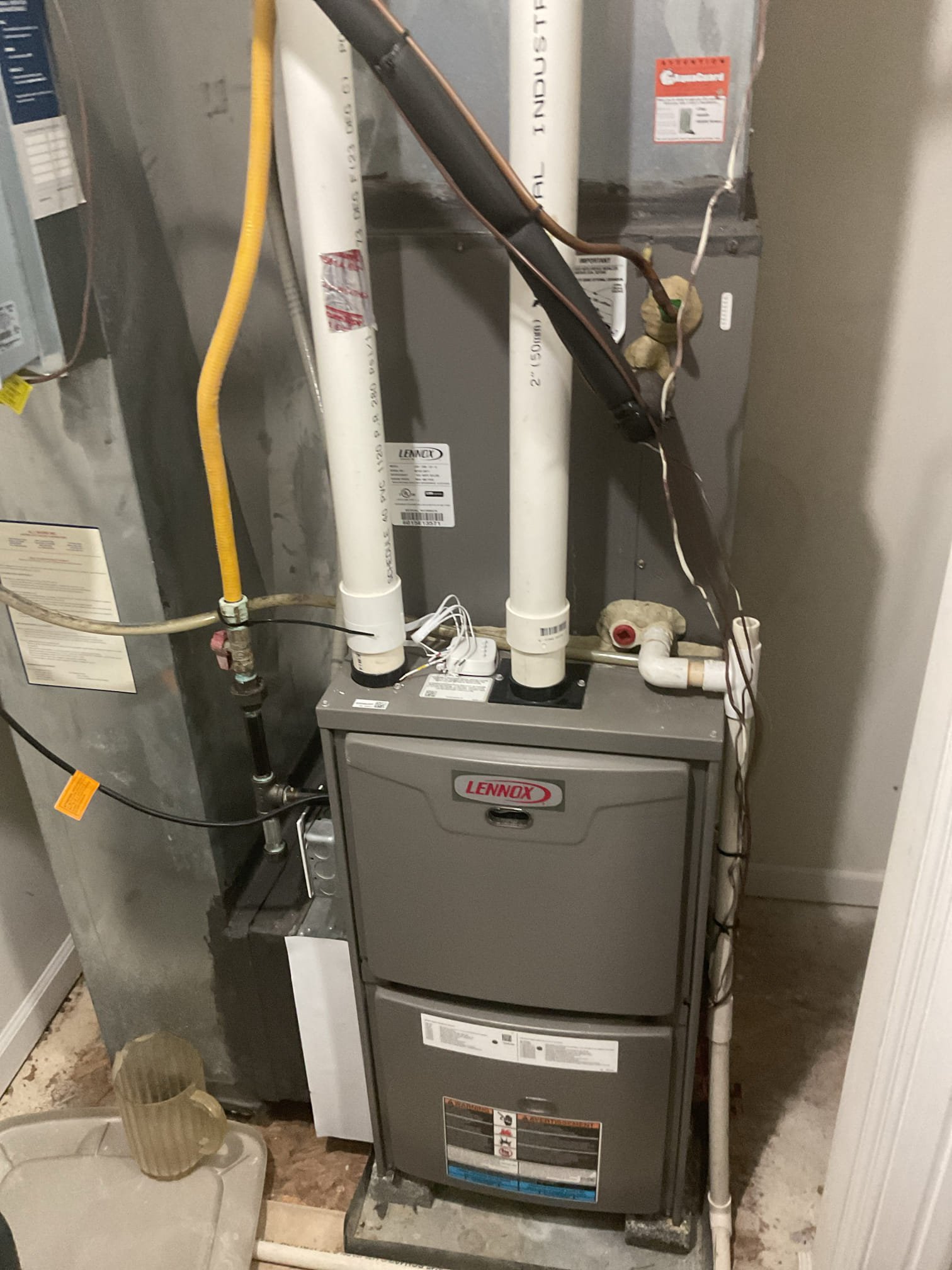 Luis 4-17-26 customer called in for no cooling call. Found unit off upon arrival. Customer stated ac won’t blow cold air. Checked system operation, found system, very low on refrigerant, I also noticed system has a refrigerant restriction, very low pressure and little higher than normal high side. Potentially compressor issue. I provided couple potential repair estimates, due to age and condition final recommendation is to replace system. 
• No obligation quote to replace system
• A Comfort Specialist will provide several options to suit your comfort needs and budget
• New equipment can offer better reliability, greater efficiency and improved comfort
• Higher efficiency models run quieter and cost less to operate
• Gain peace of mind with manufacturer and service provider warranties