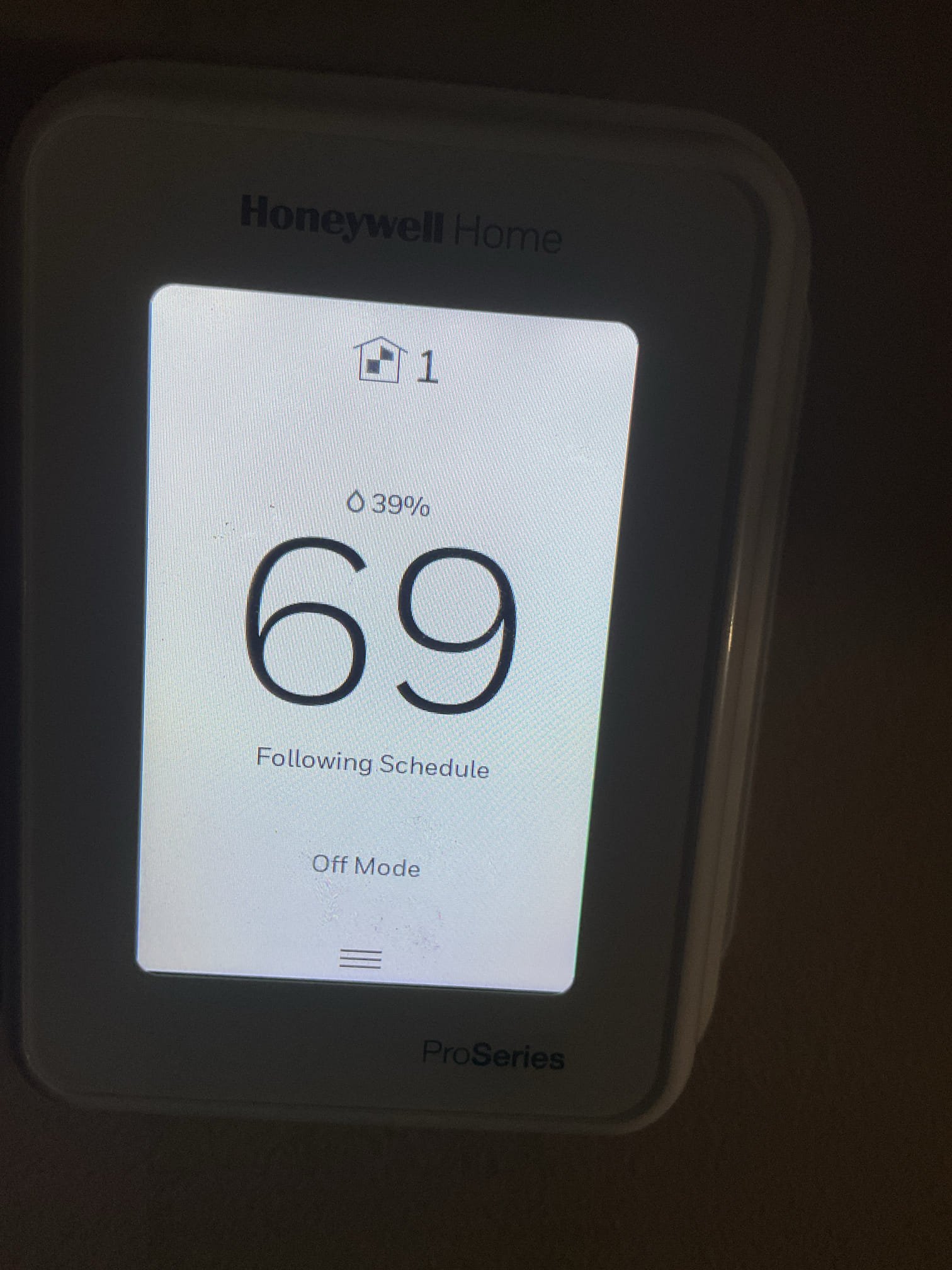 Luis 4-20-26 check system for leaks, pressure test system for 30 mins ok no leaks, triple evacuation and add factory charge 10 lbs test system operation ok, test heat and cool mode ok. I tried helping customer finding room sensor we couldn’t find it. Customer turned off thermostat. Thermostat is set to to follow thermostat only. 