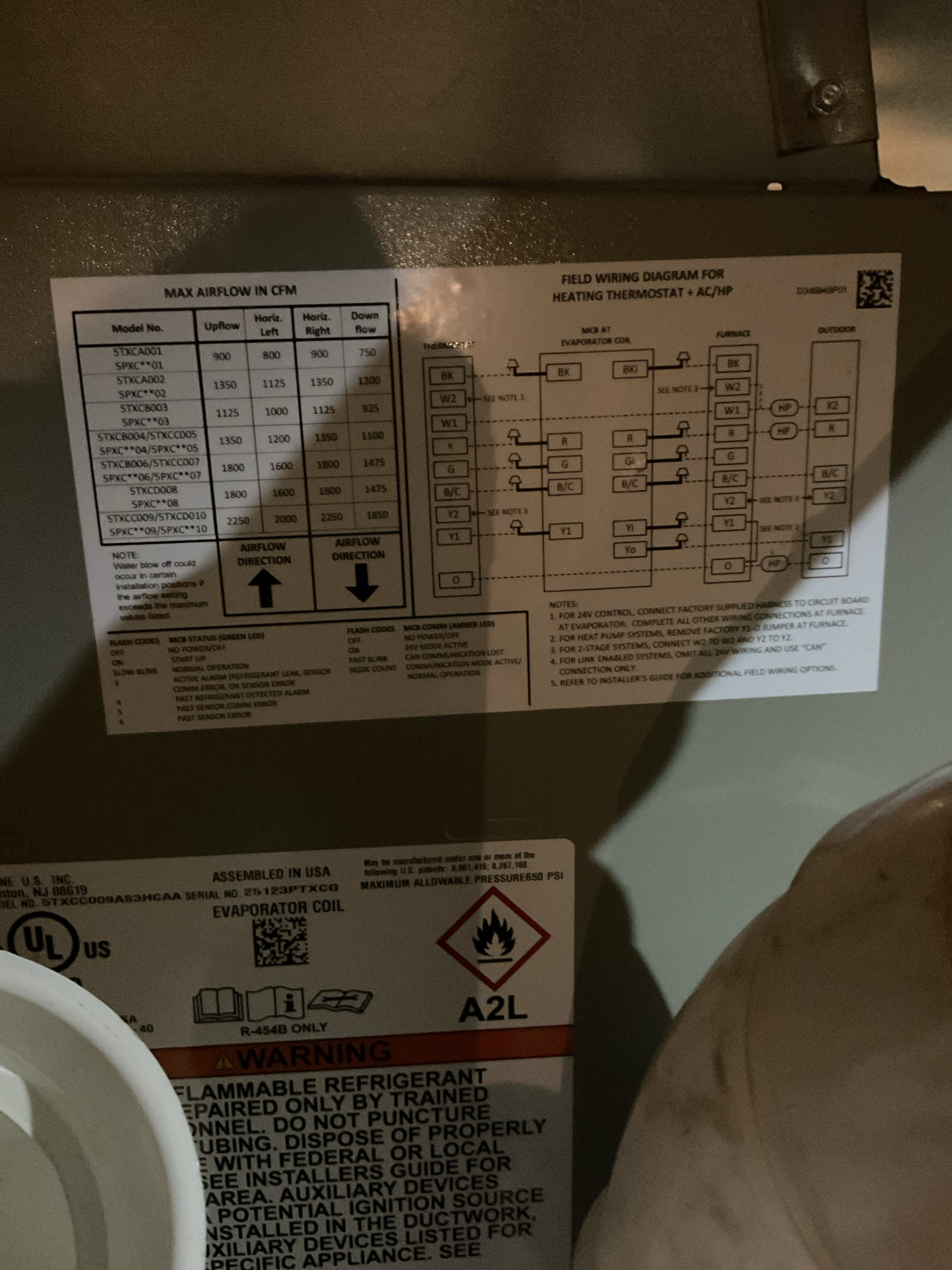 4/23/26 Dan 


I arrived to the customers home to service their 1 yr old Trane a/c system and their 1 yr old Trane . I checked the wiring connections and the voltages on both systems . I checked and found the indoor air filters for both systems are ok .  the filter sizes are (2) 16x25x4 . I Inspected both indoor coils and tested the primary drain pan and cleared and tested the ez traps. I flushed the drains with water to tested the trap and the pump. I Took indoor temp splits at the return and the supply on both systems ,  and checked the blower motor amperage draws. I looked at the outdoor units and the  wiring connections and voltages . I inspected  the outdoor components and checked my unit pressures by using super heat sub cool method.  Everything is working fine at this time of service for both systems. 
